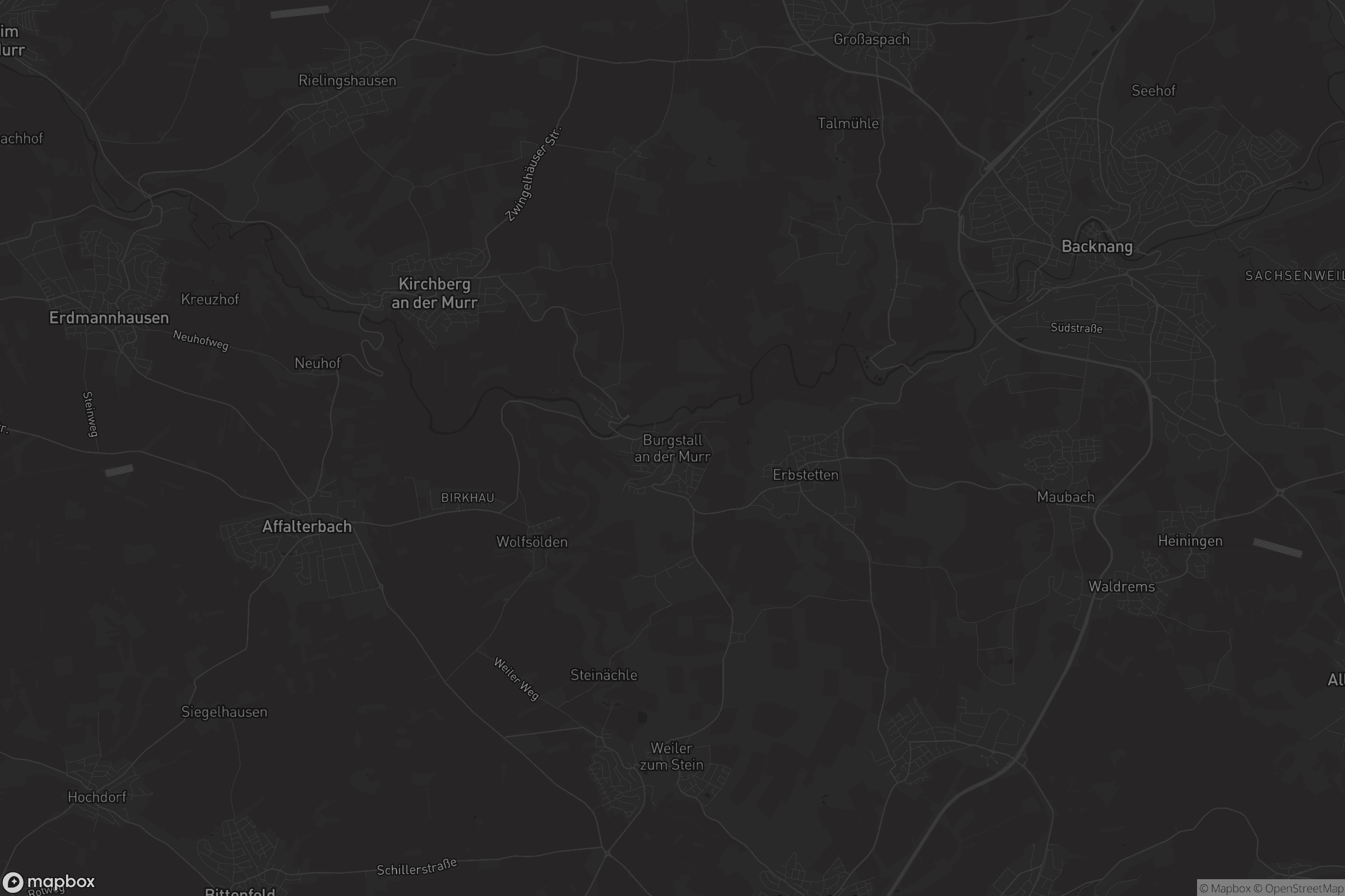 Karte von Burgstall an der Murr