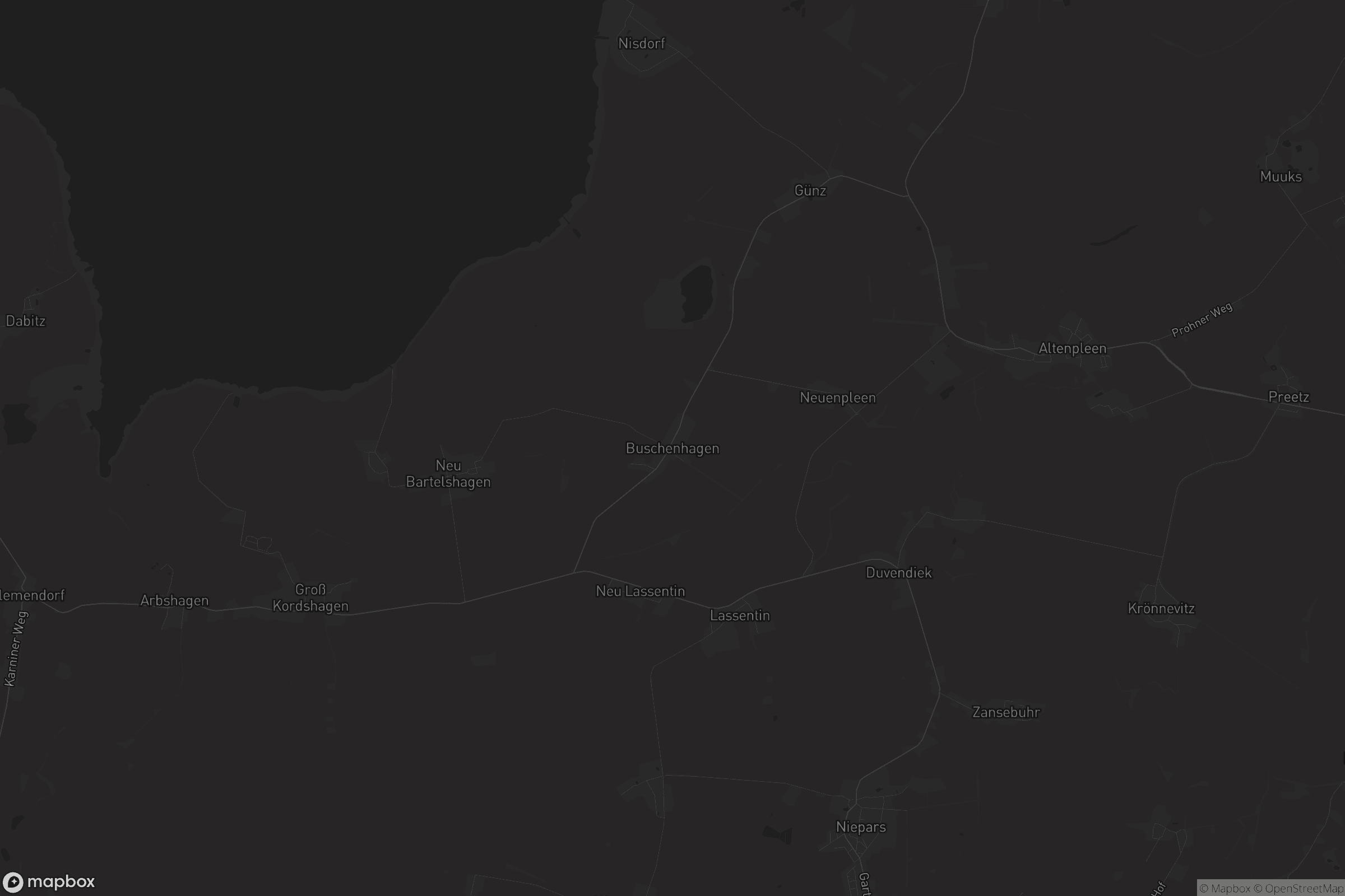 Karte von Buschenhagen