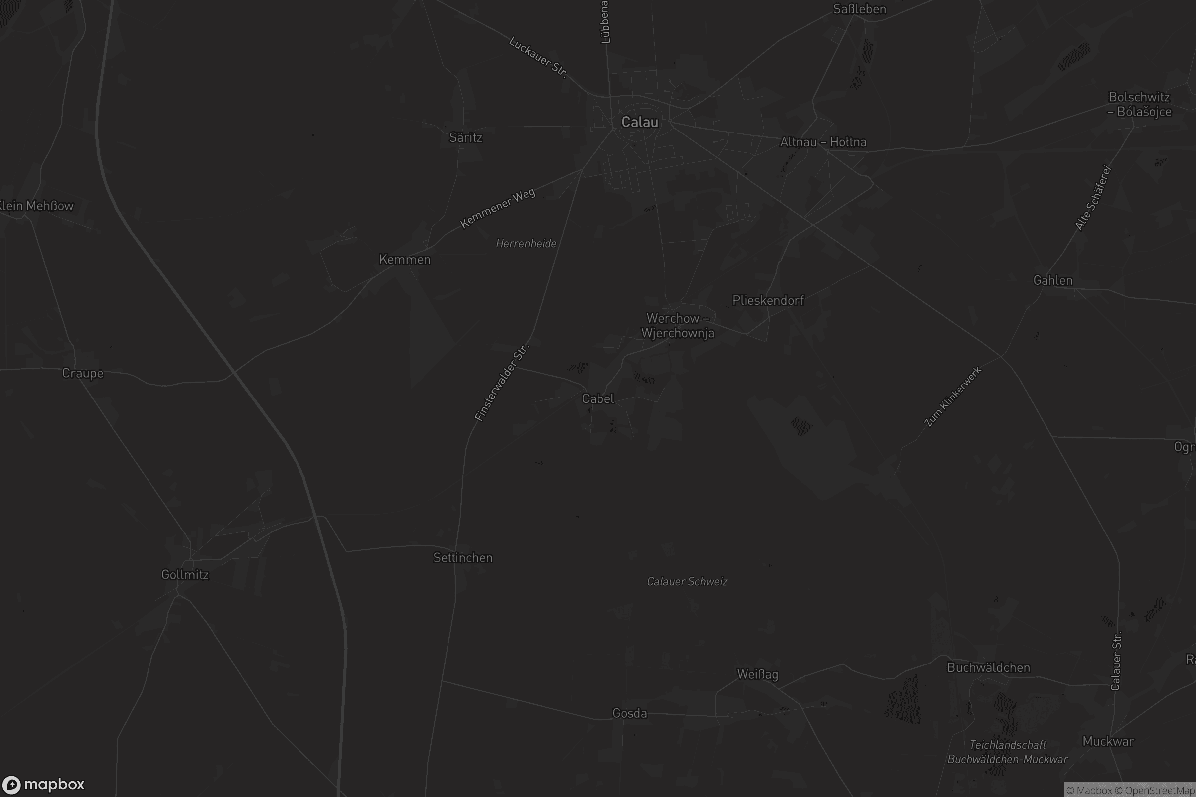 Karte von Cabel - Kobłej