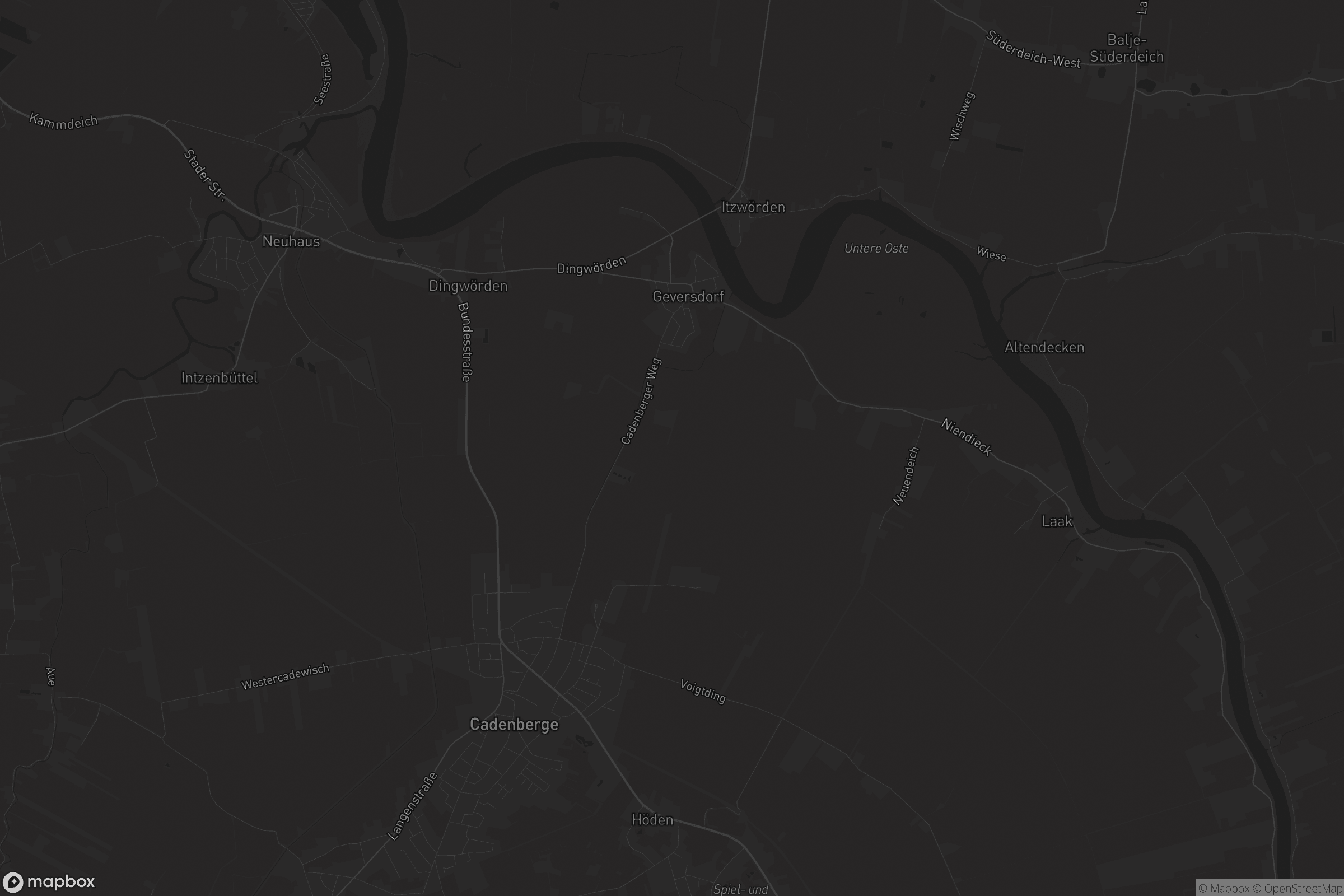 Karte von Cadenberge