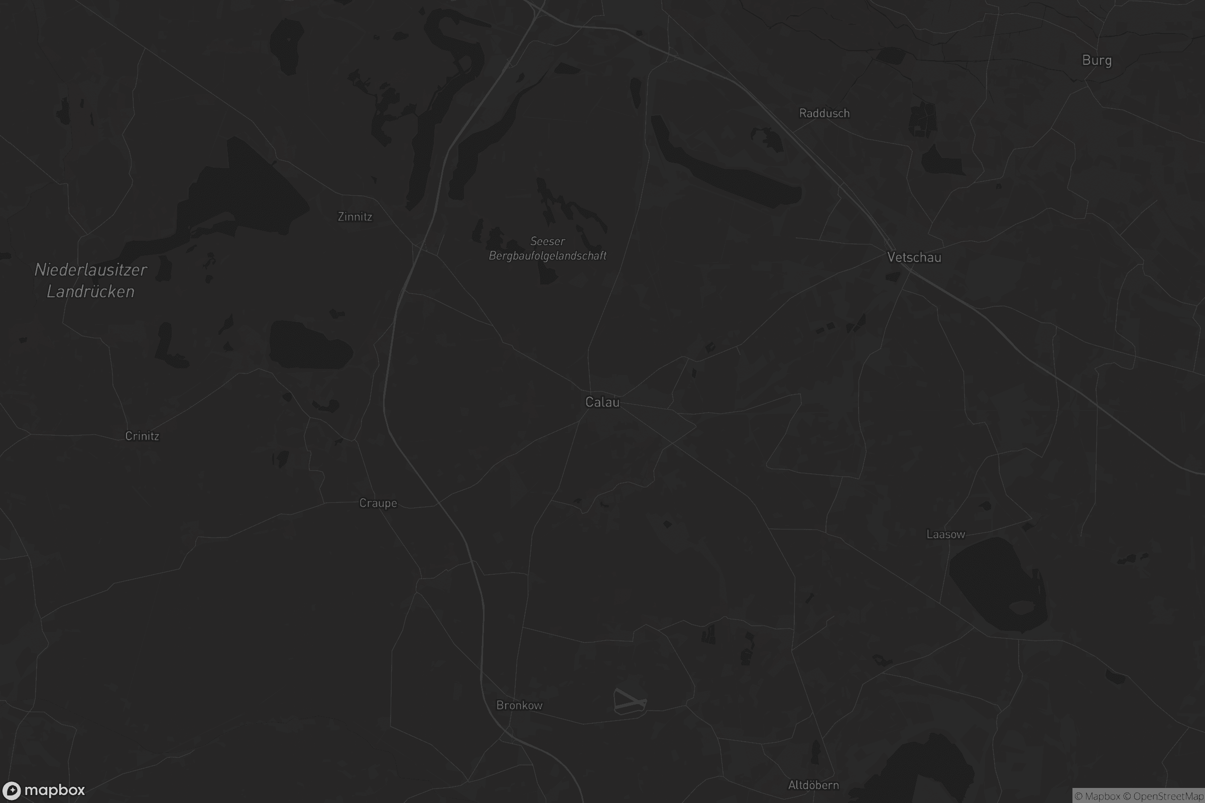 Karte von Calau - Kalawa