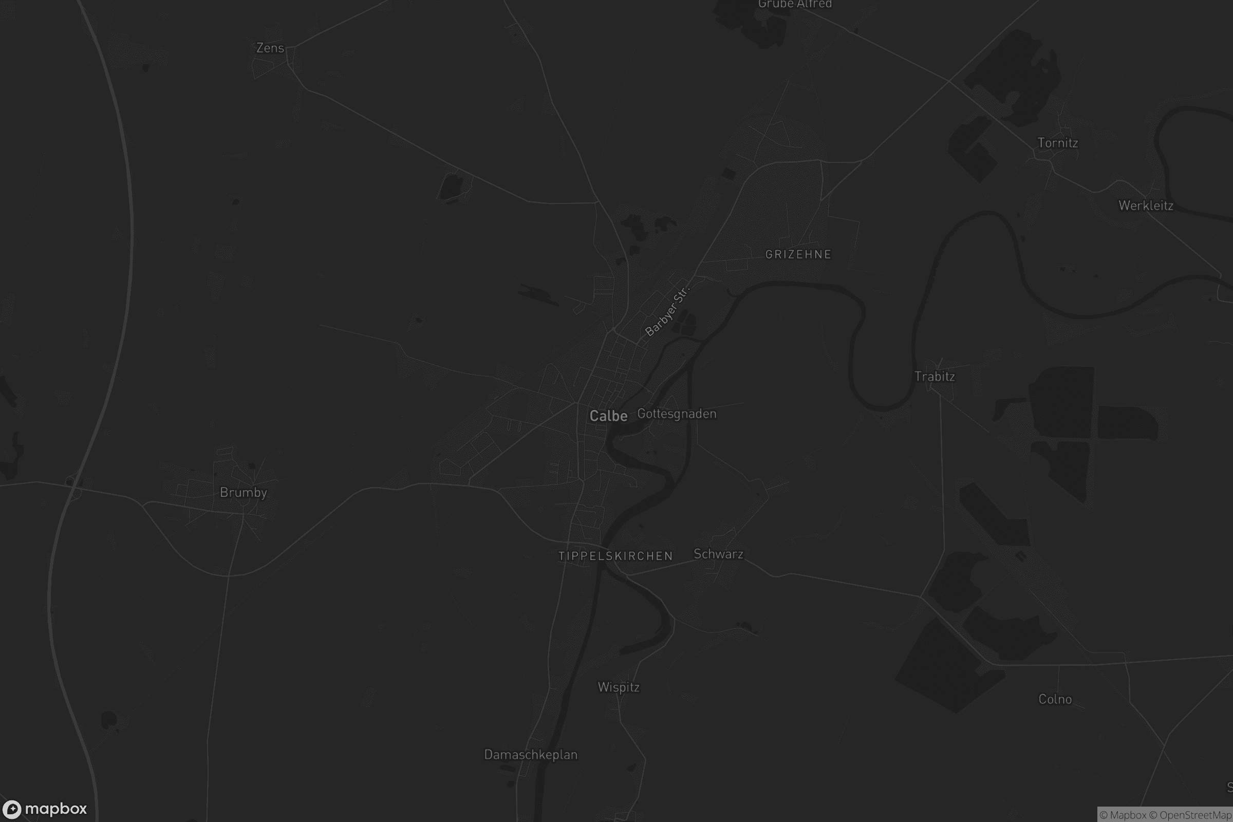 Karte von Calbe (Saale)