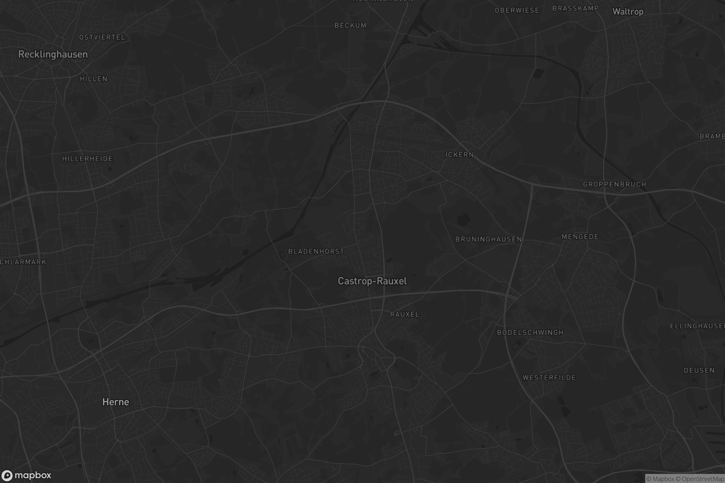 Karte von Castrop-Rauxel