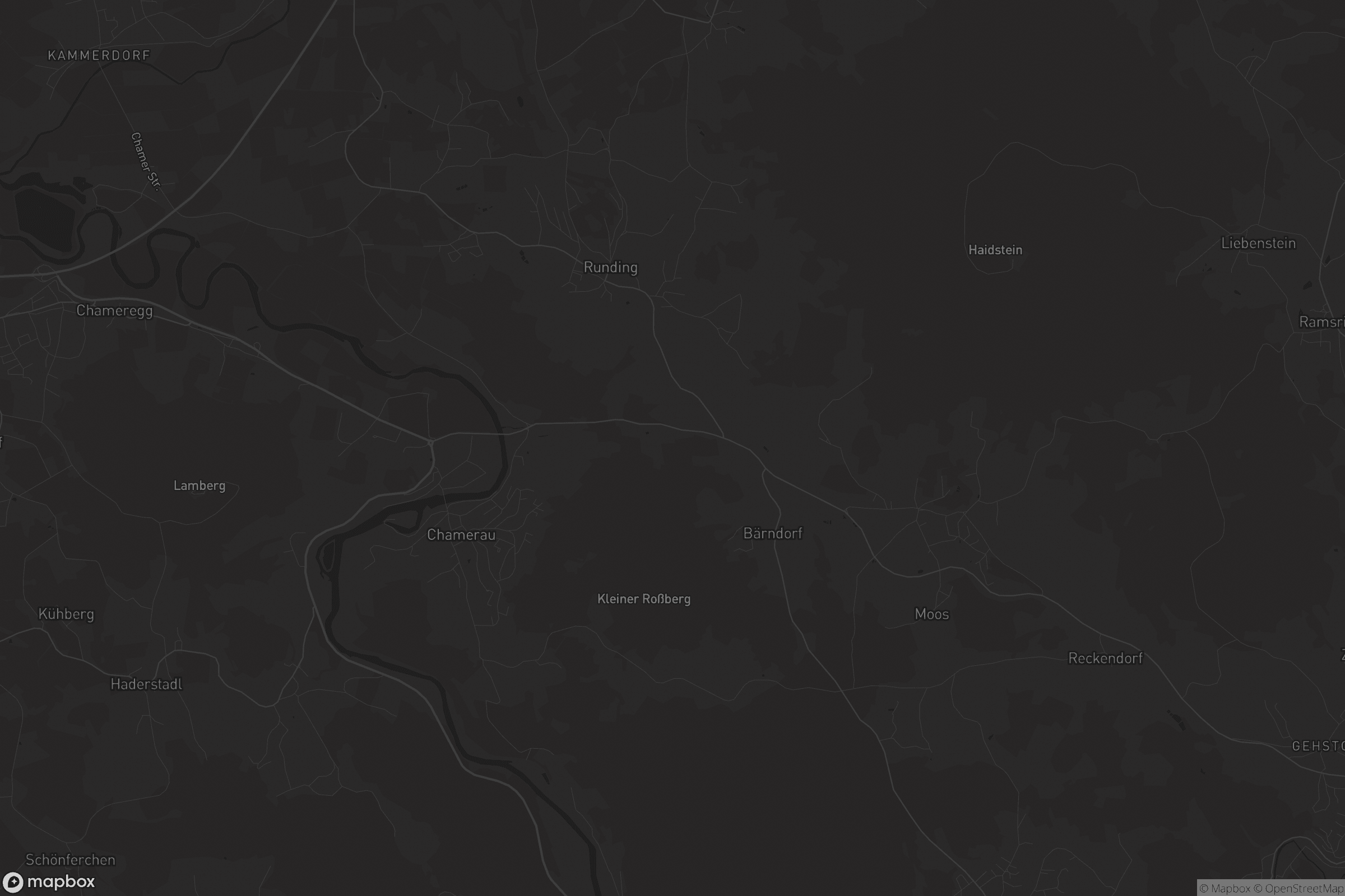 Karte von Chamerau