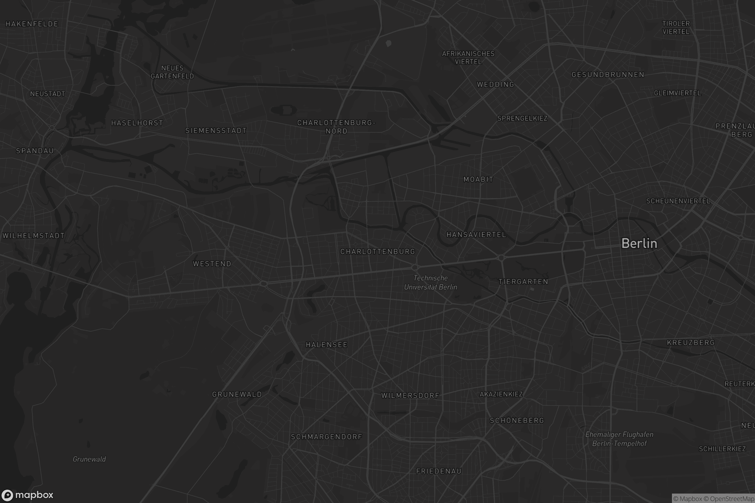 Karte von Charlottenburg