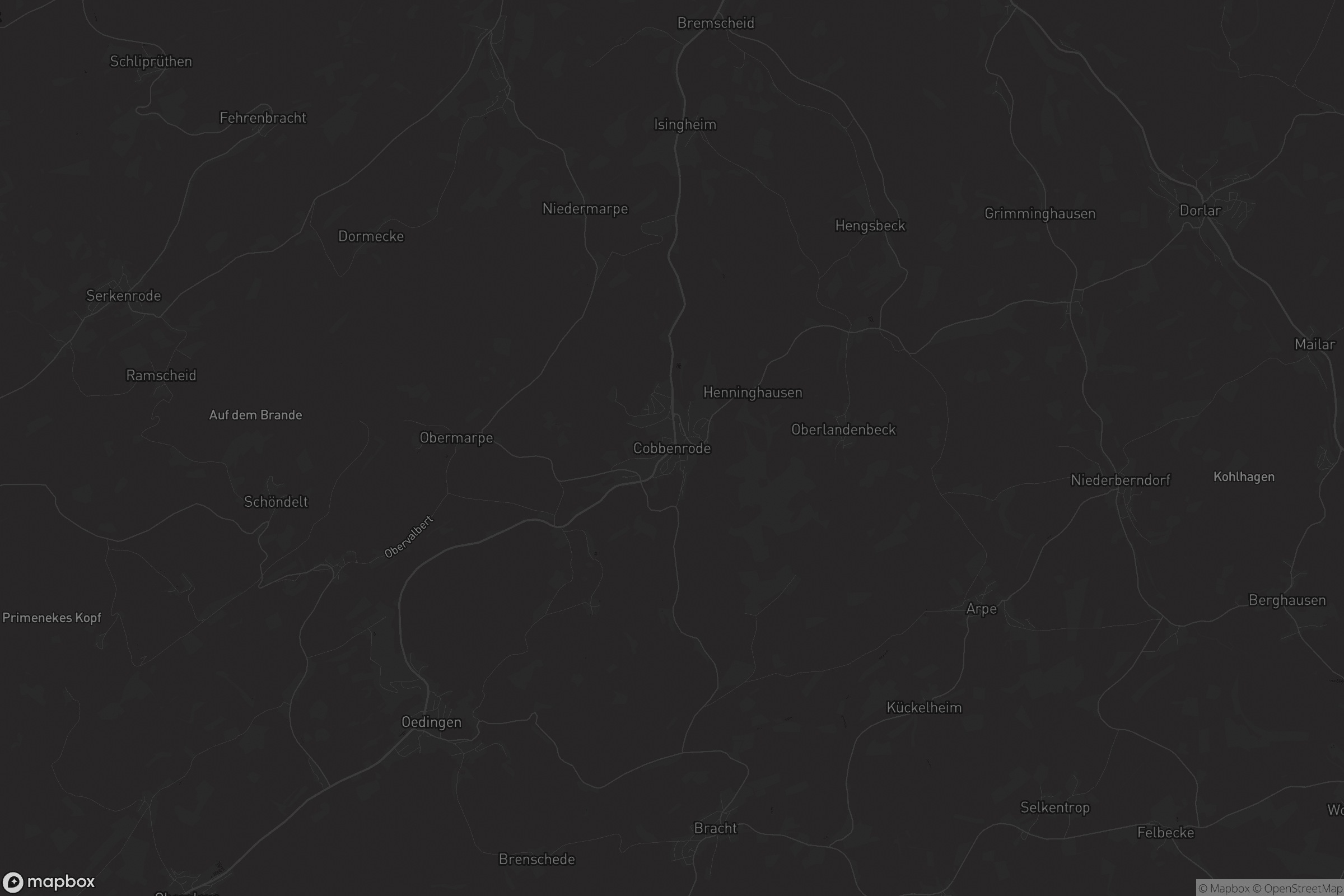 Karte von Cobbenrode