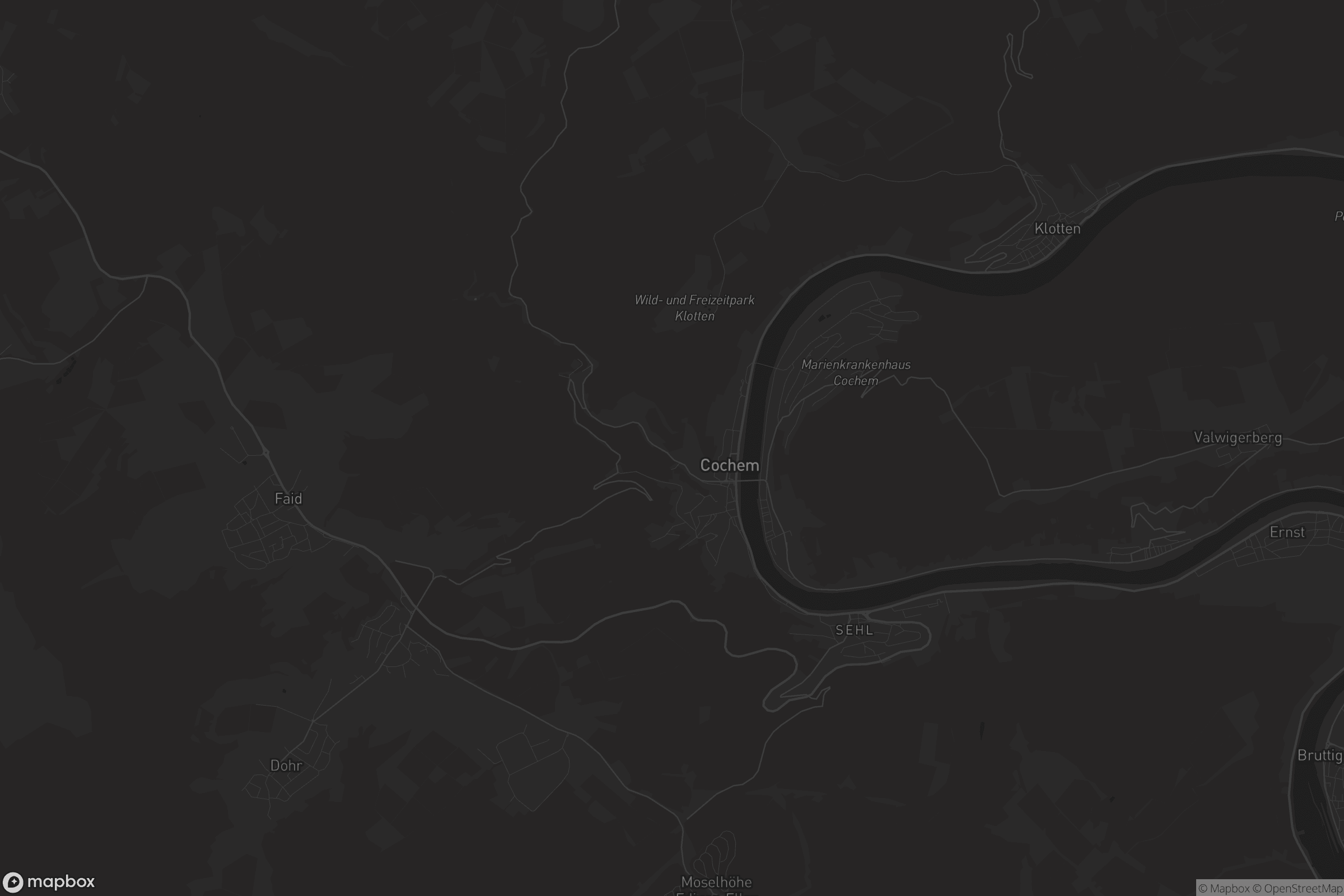 Karte von Cochem