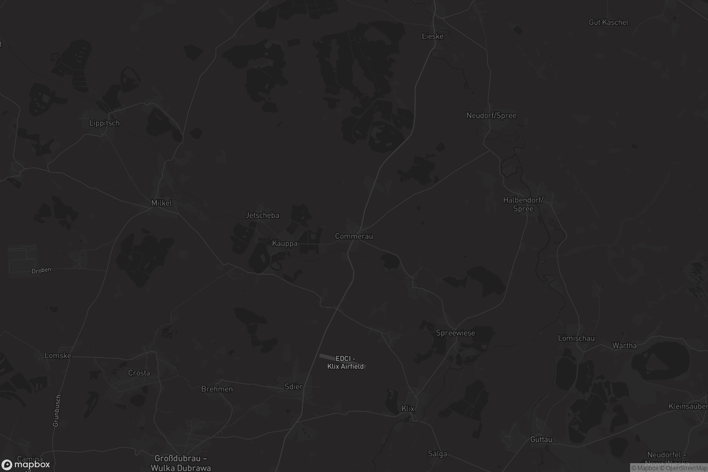 Karte von Commerau - Komorow