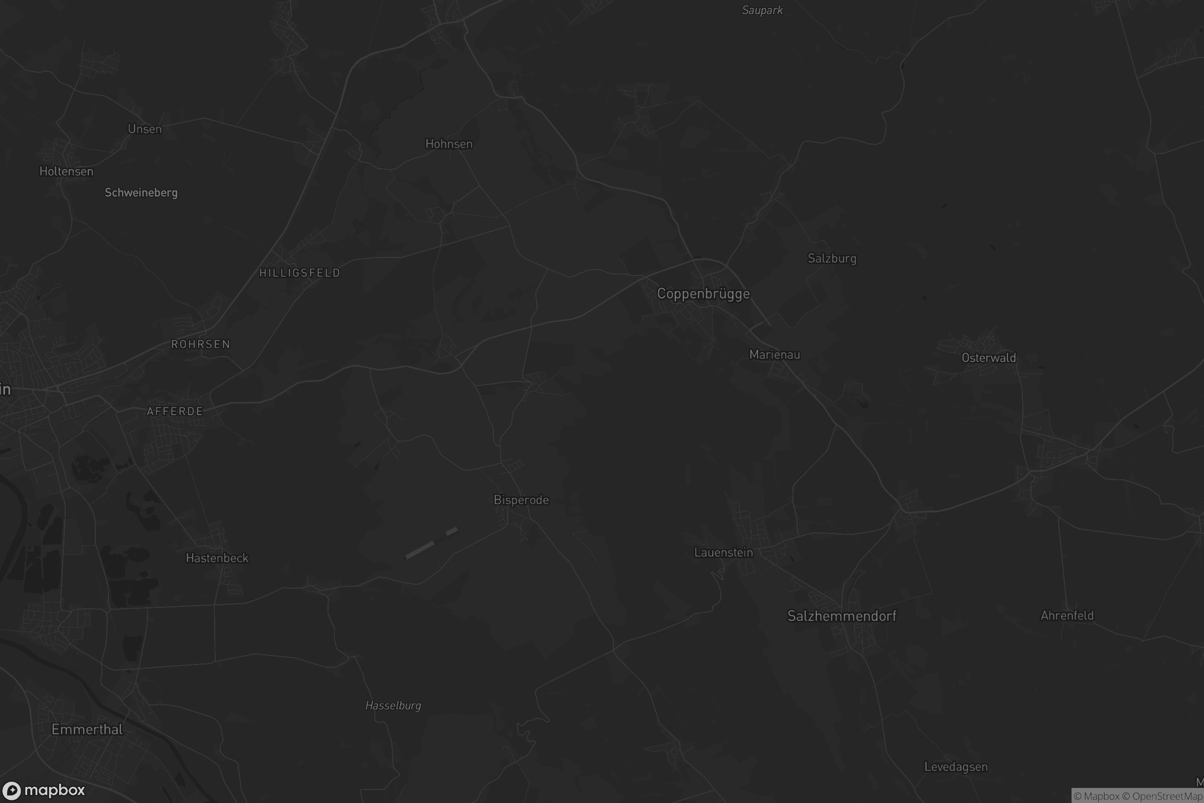 Karte von Coppenbrügge