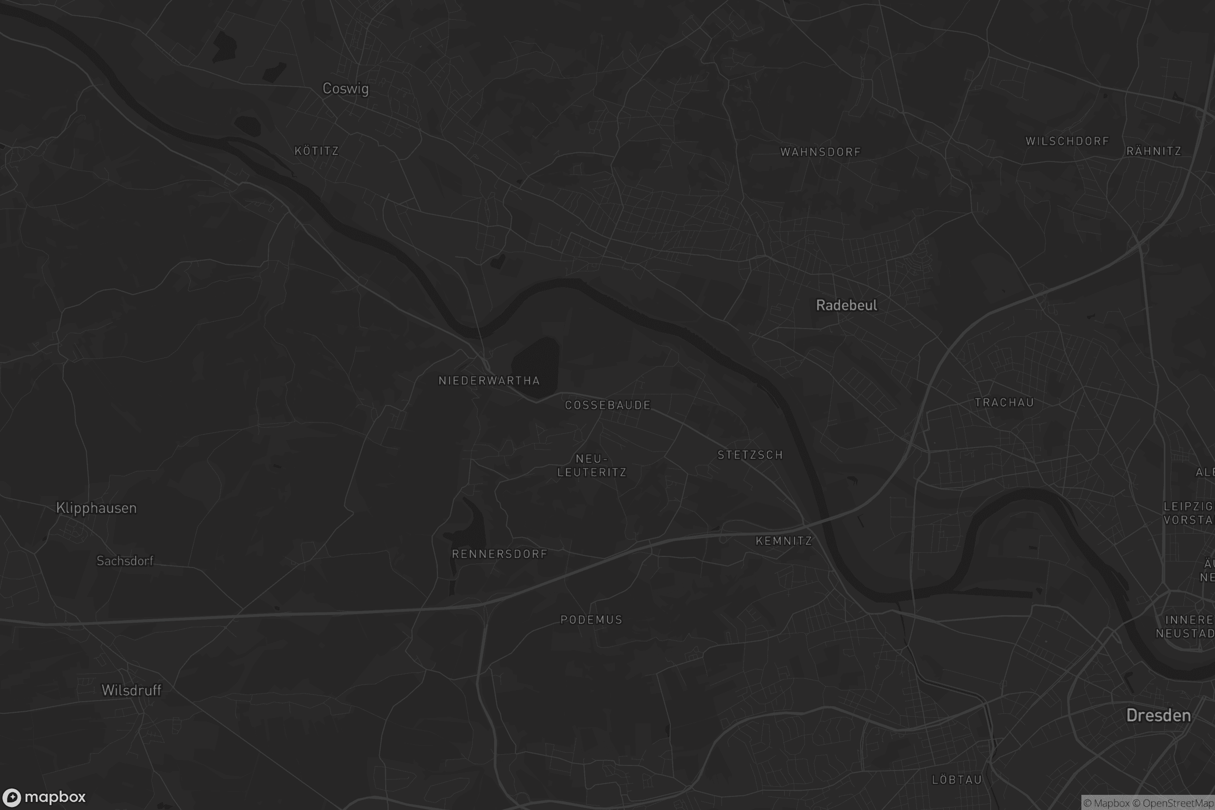 Karte von Cossebaude