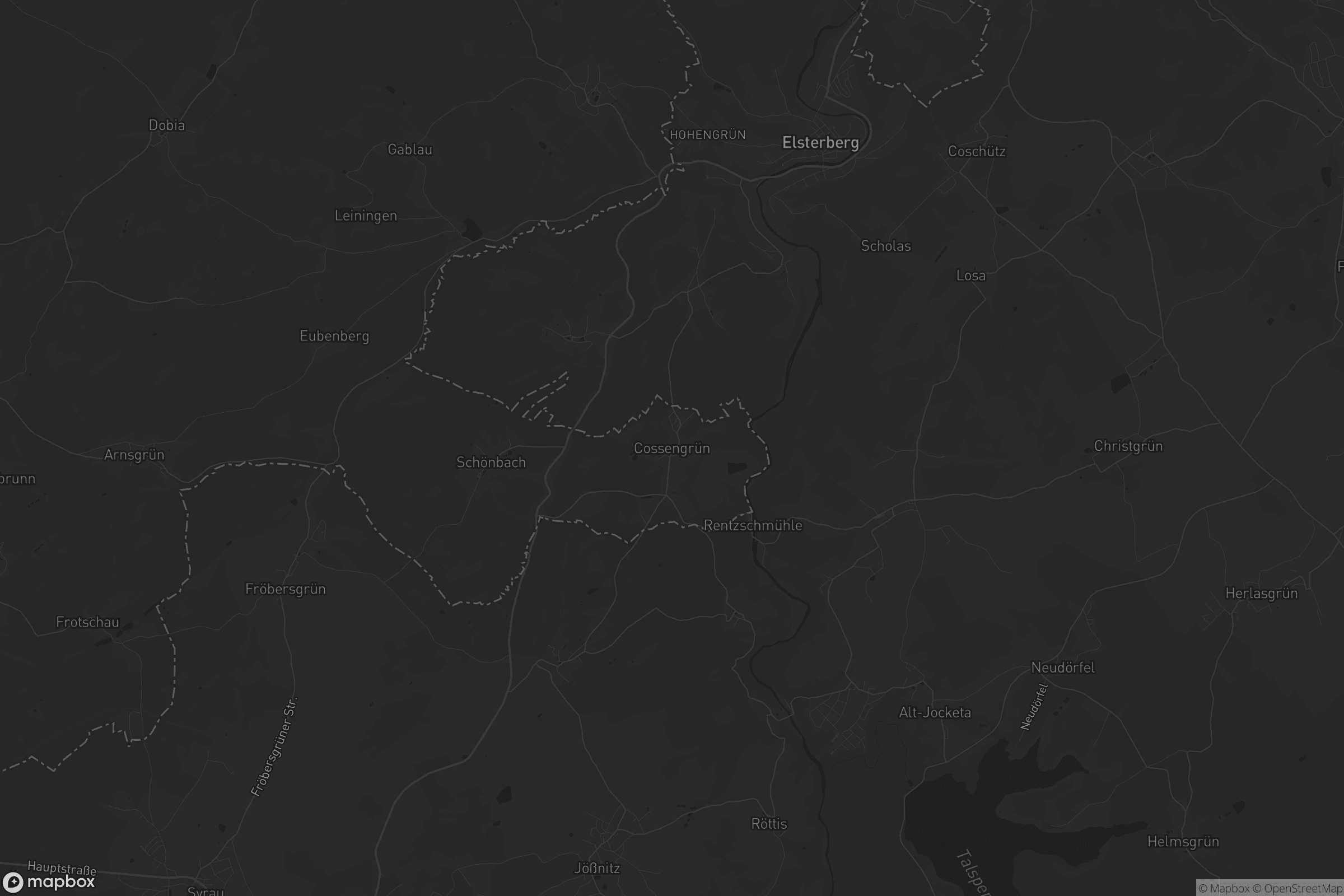 Karte von Cossengrün