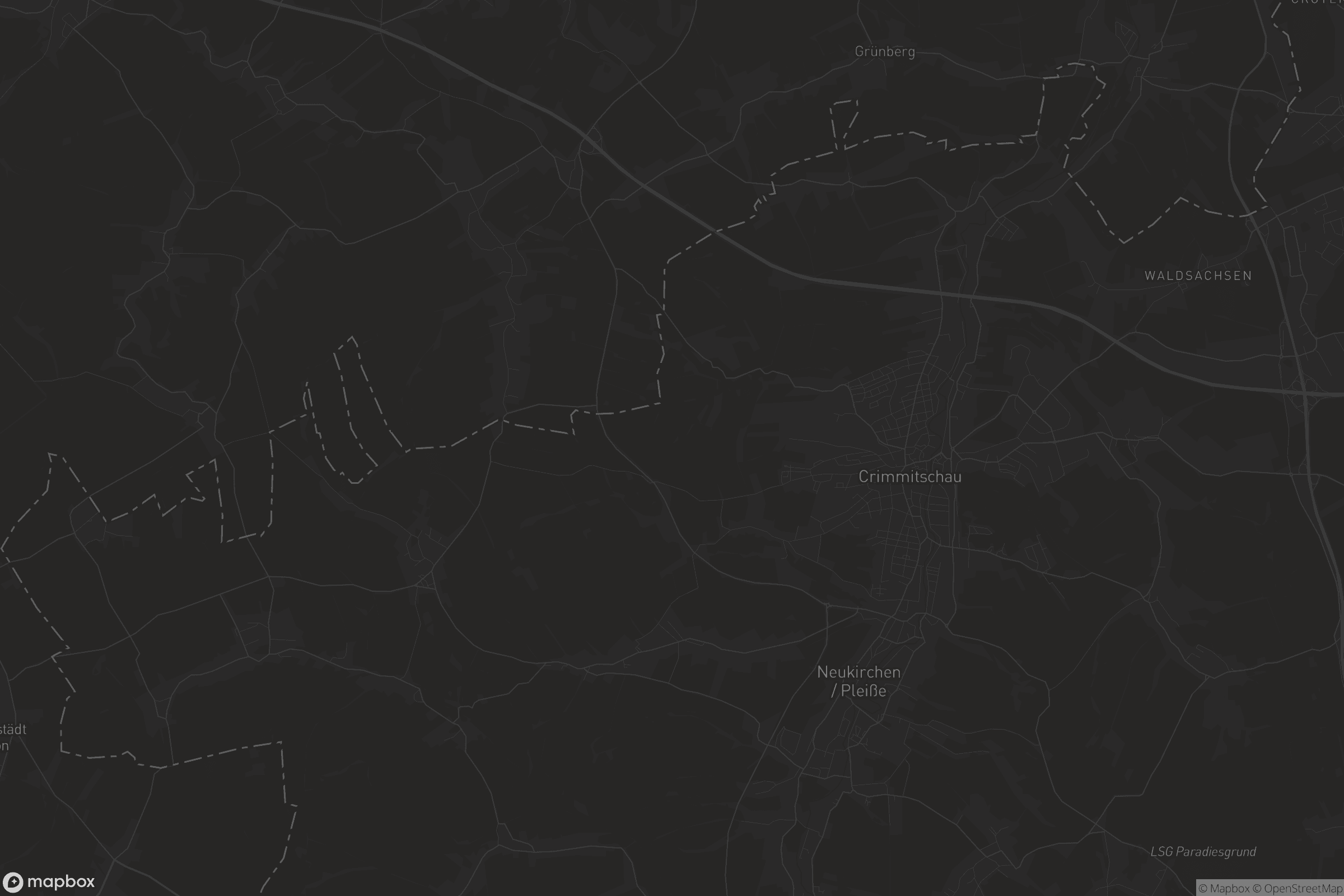 Karte von Crimmitschau