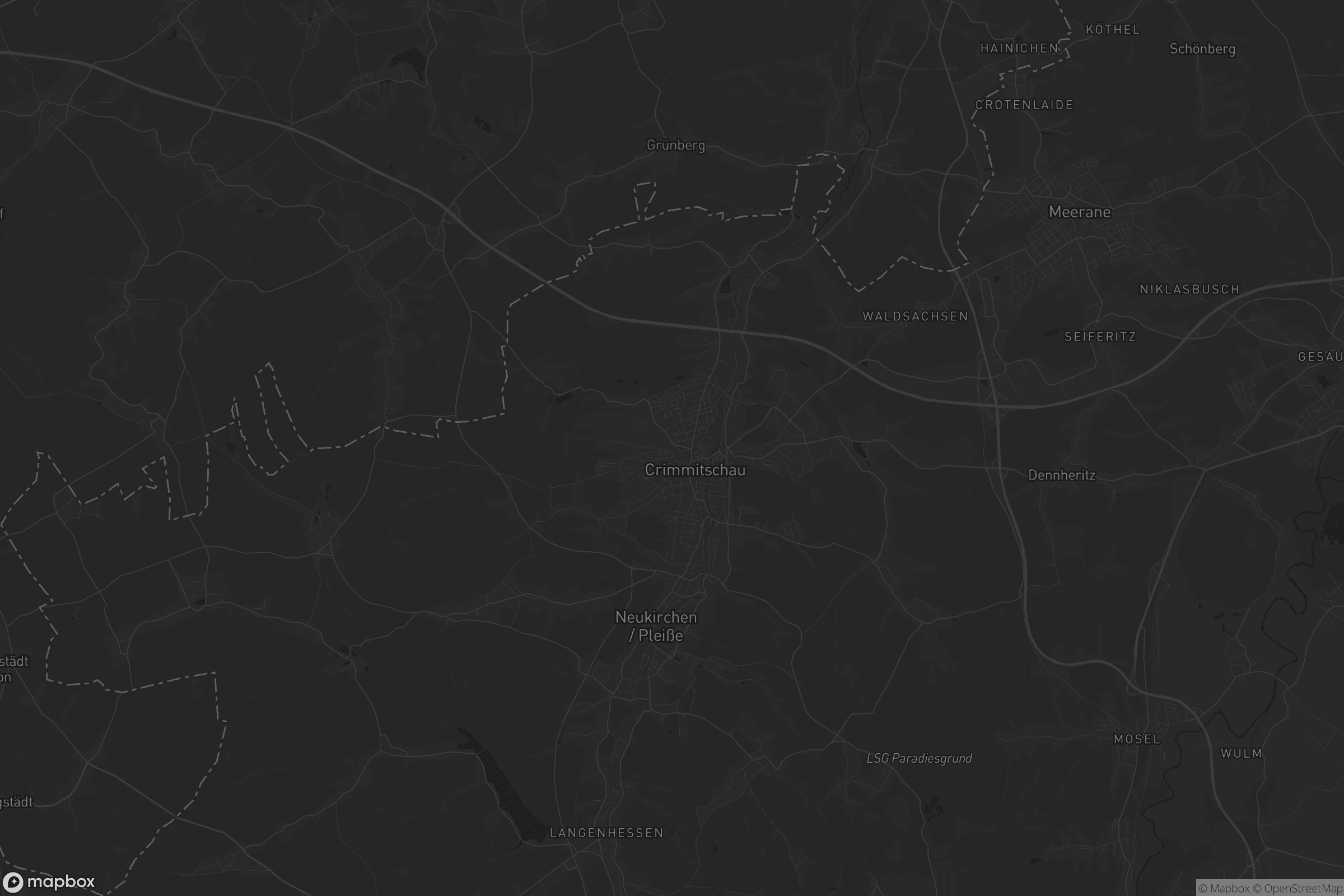 Karte von Crimmitschau-Dennheritz