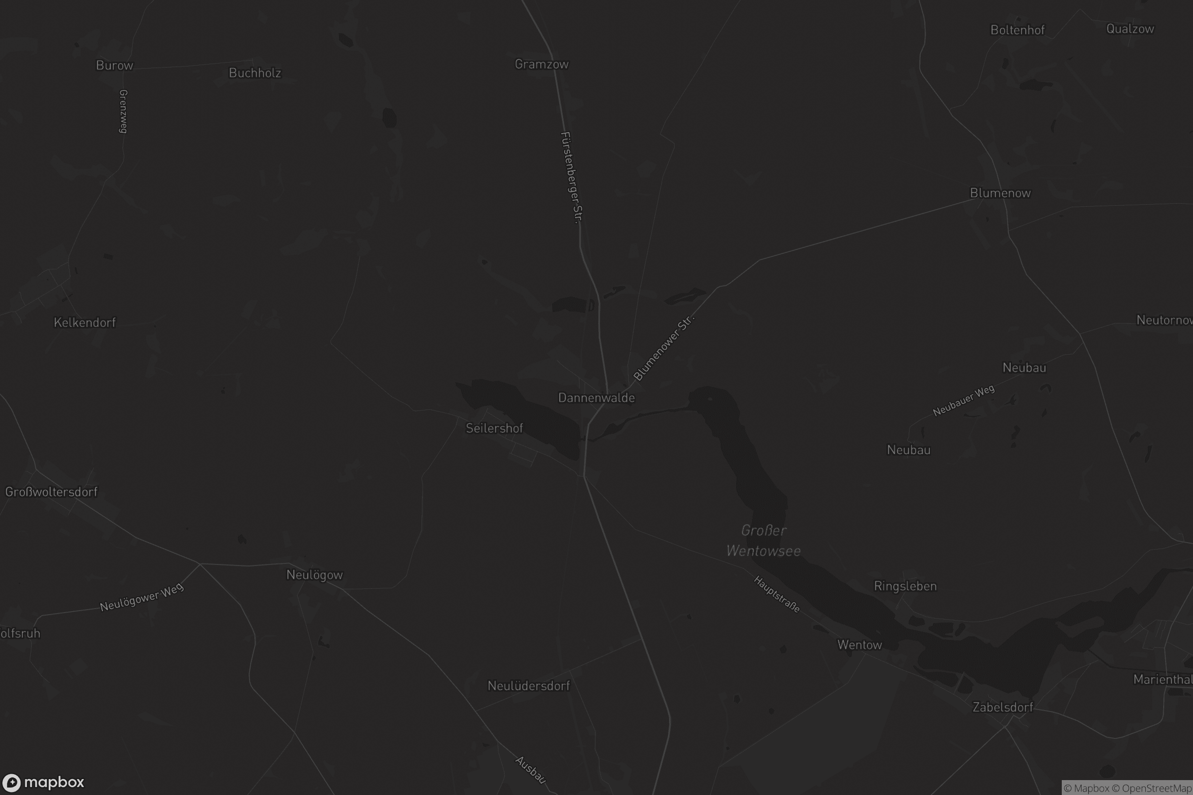 Karte von Dannenwalde