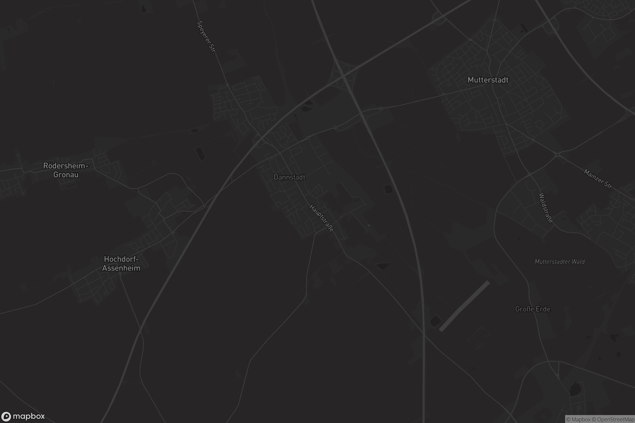 Karte von Dannstadt-Schauernheim