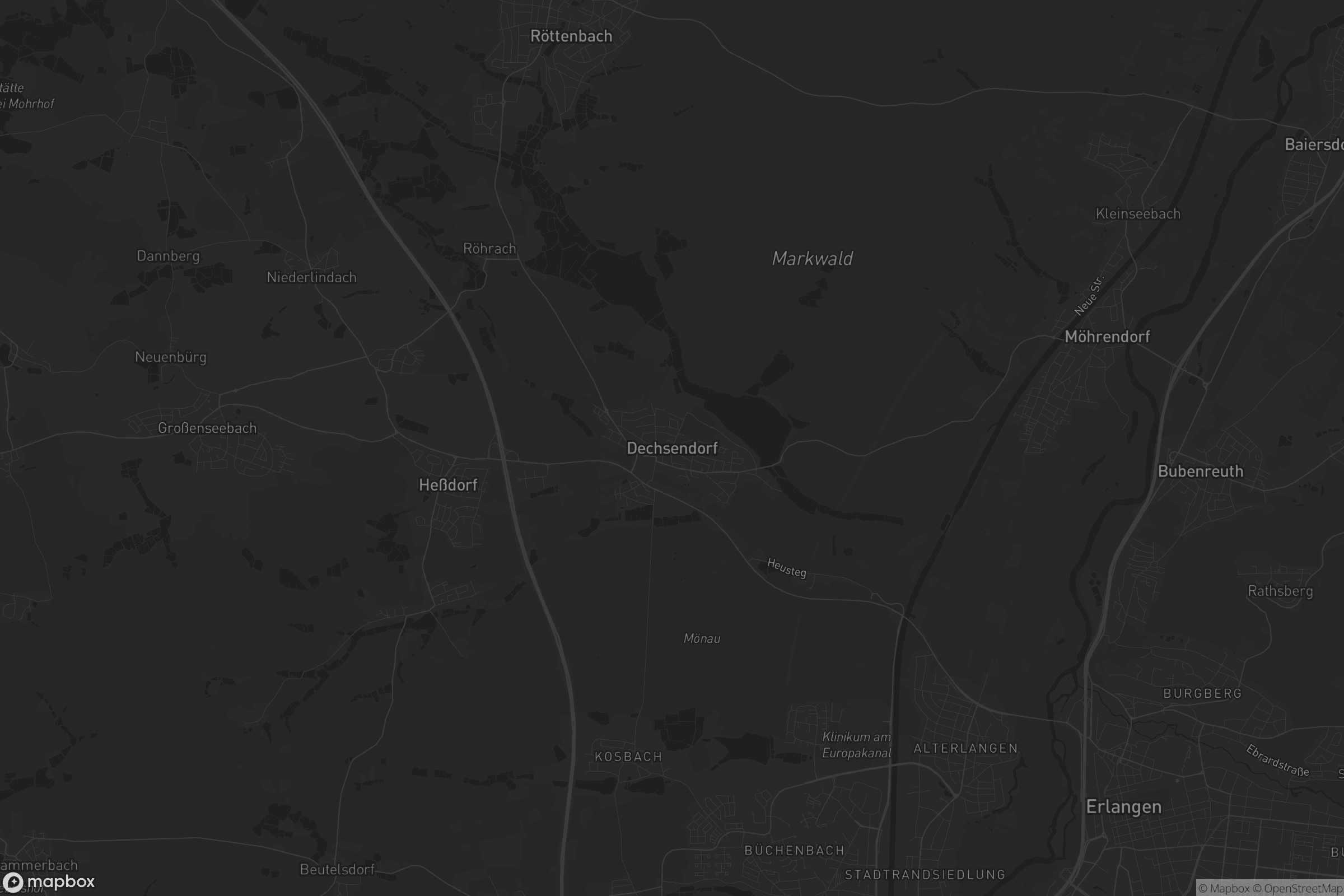 Karte von Dechsendorf