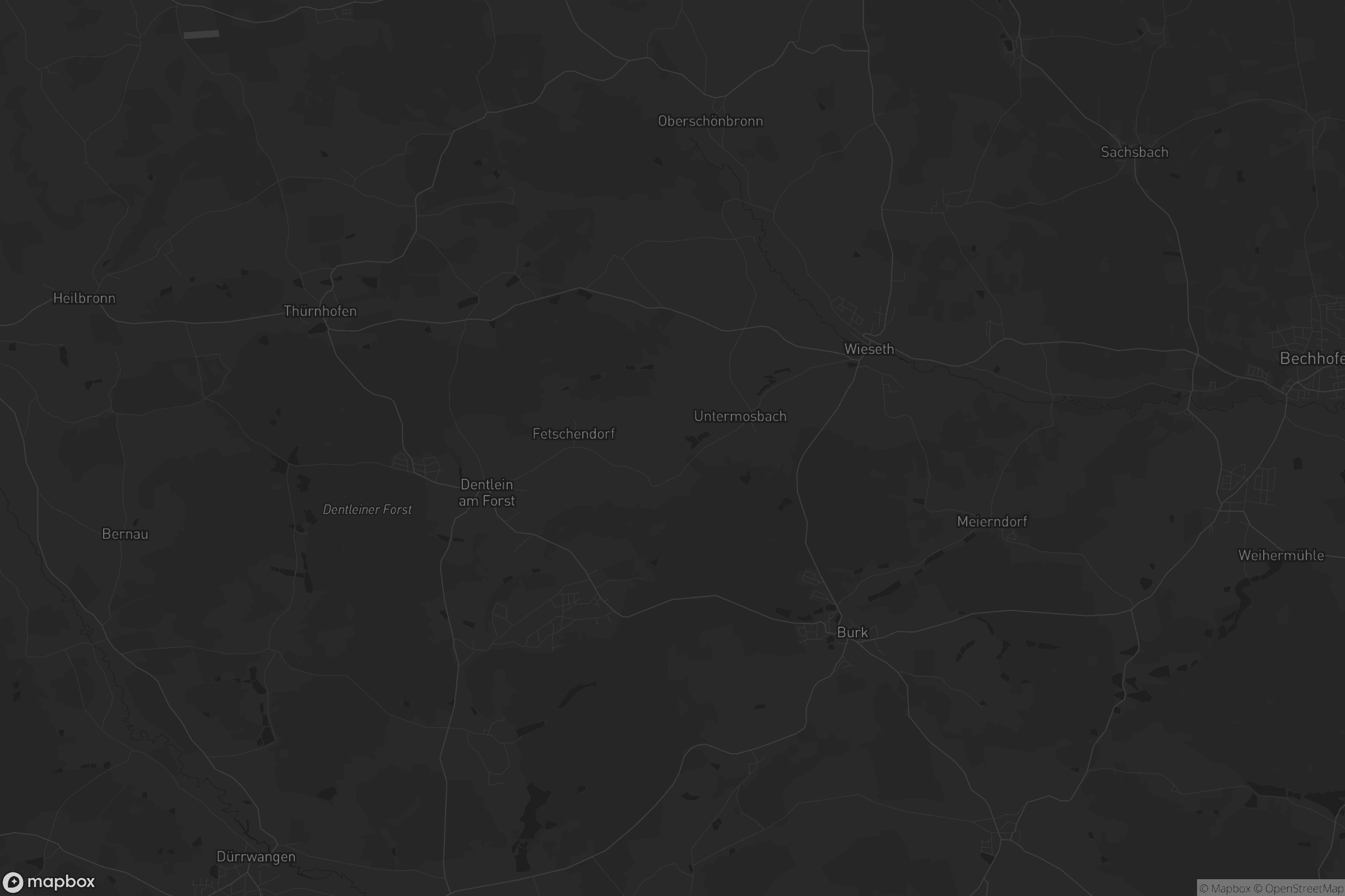 Karte von Dentlein am Forst (VGem)