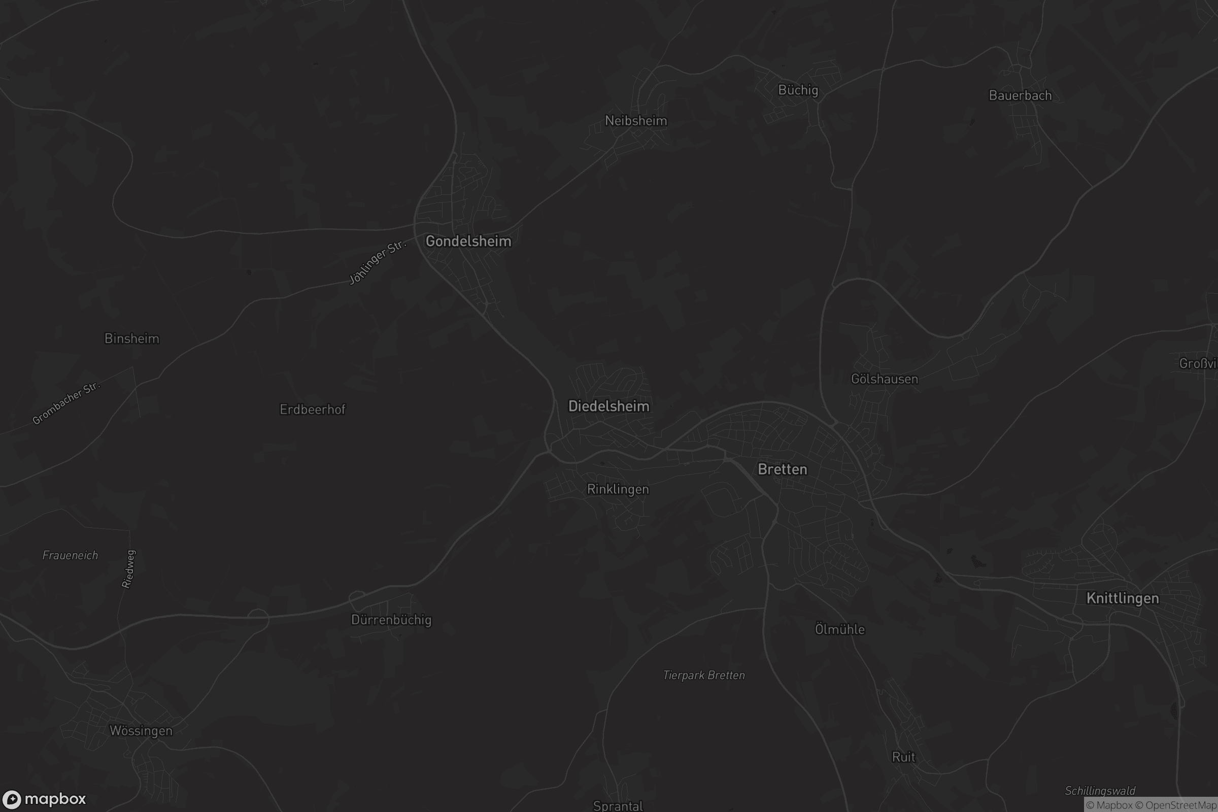 Karte von Diedelsheim