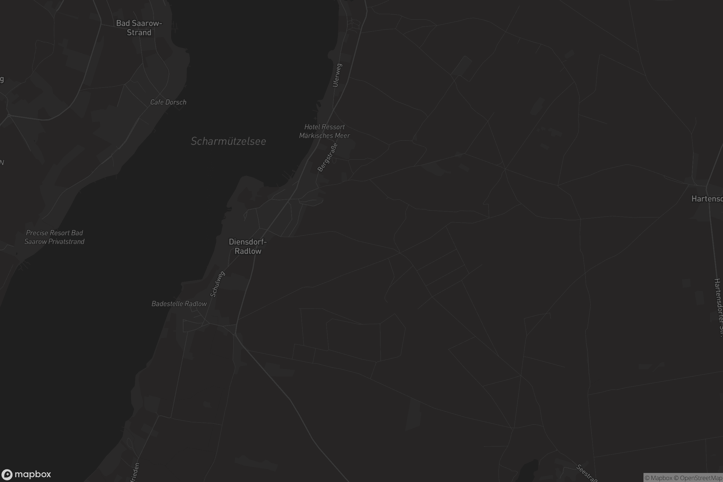 Karte von Diensdorf-Radlow