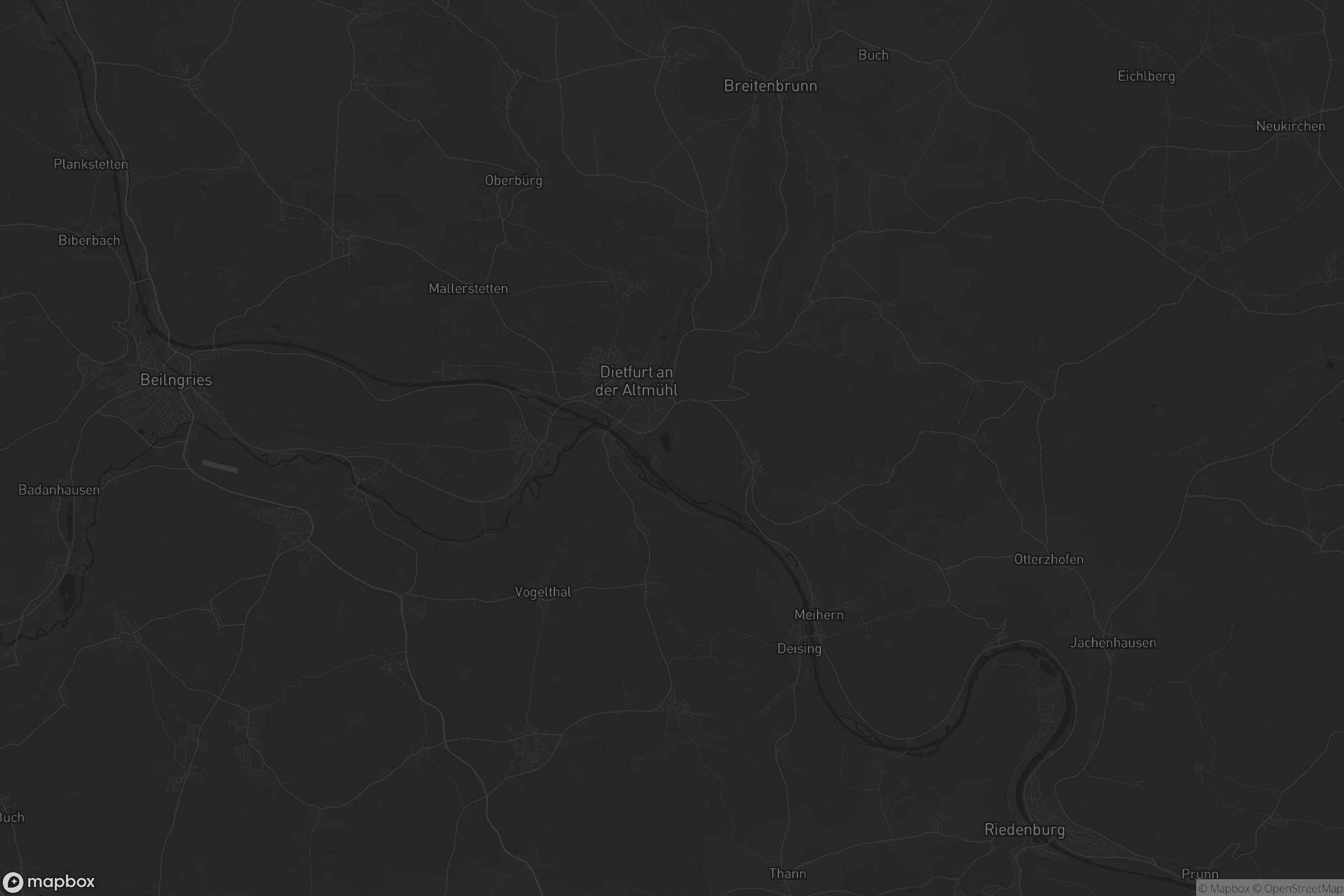 Karte von Dietfurt an der Altmühl