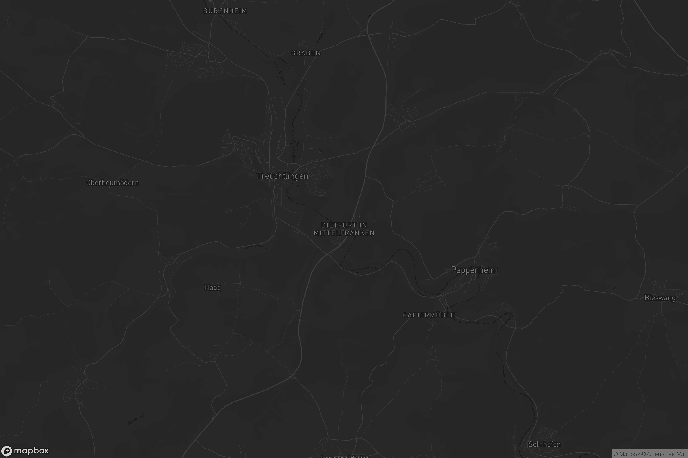 Karte von Dietfurt in Mittelfranken