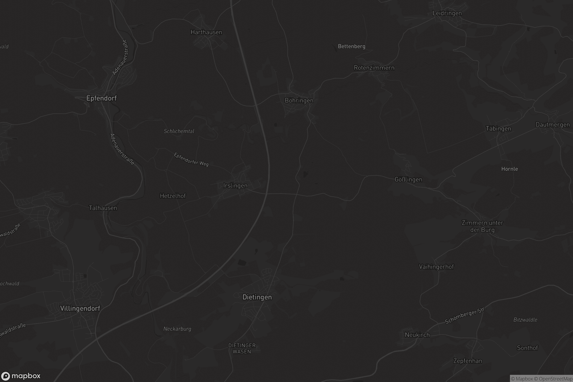 Karte von Dietingen