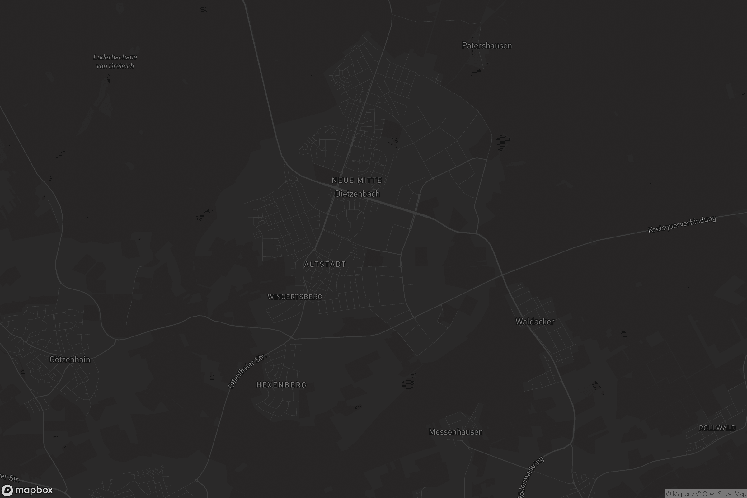 Karte von Dietzenbach