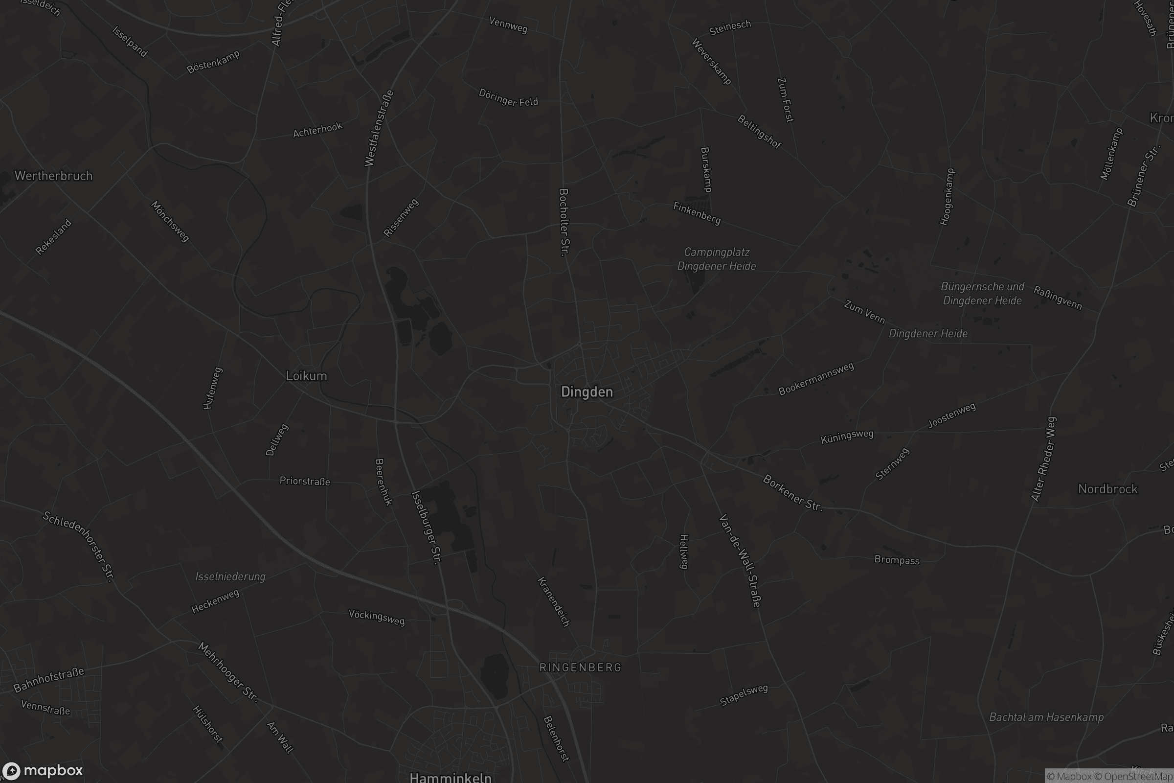 Karte von Dingden
