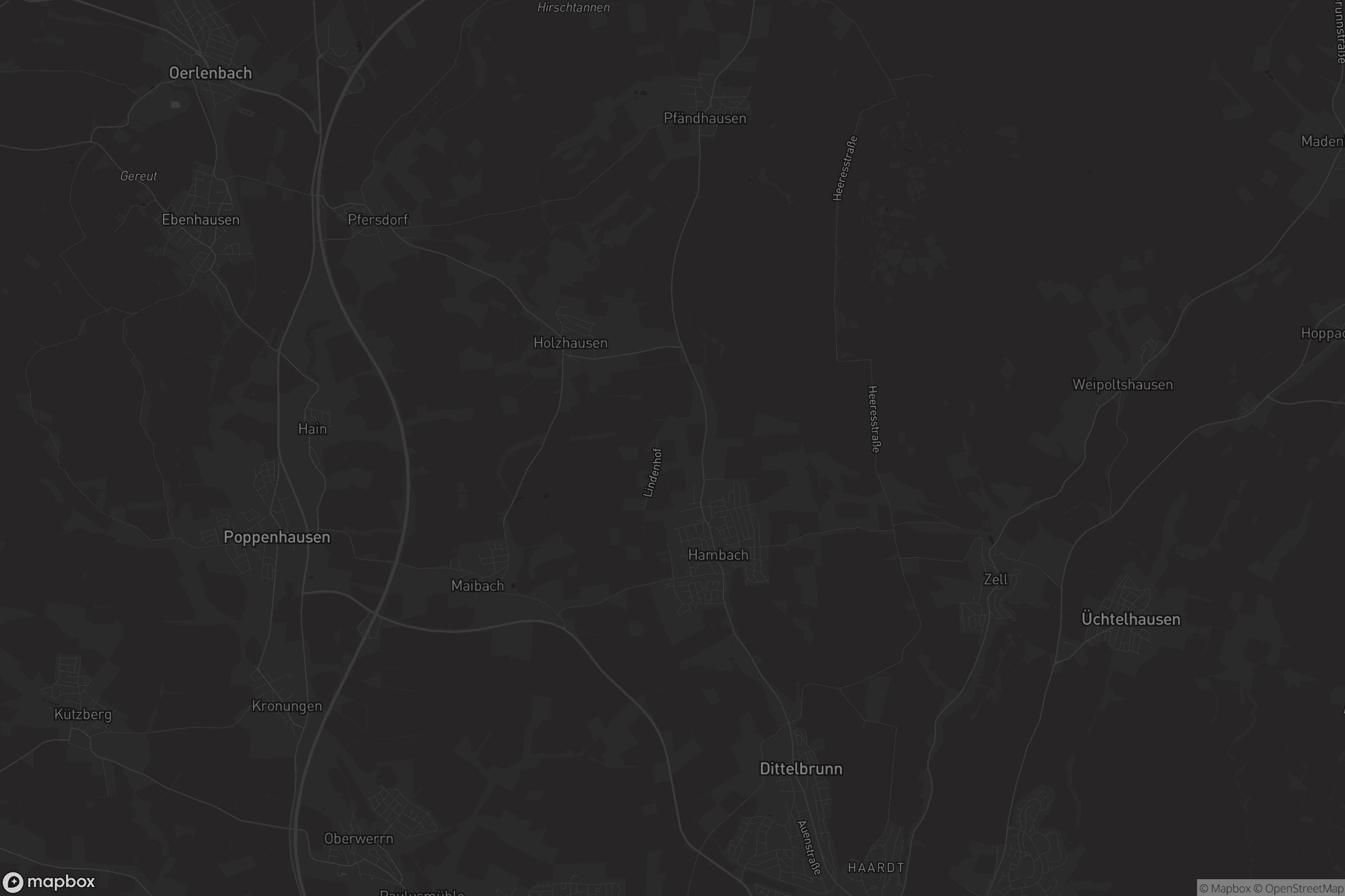 Karte von Dittelbrunn