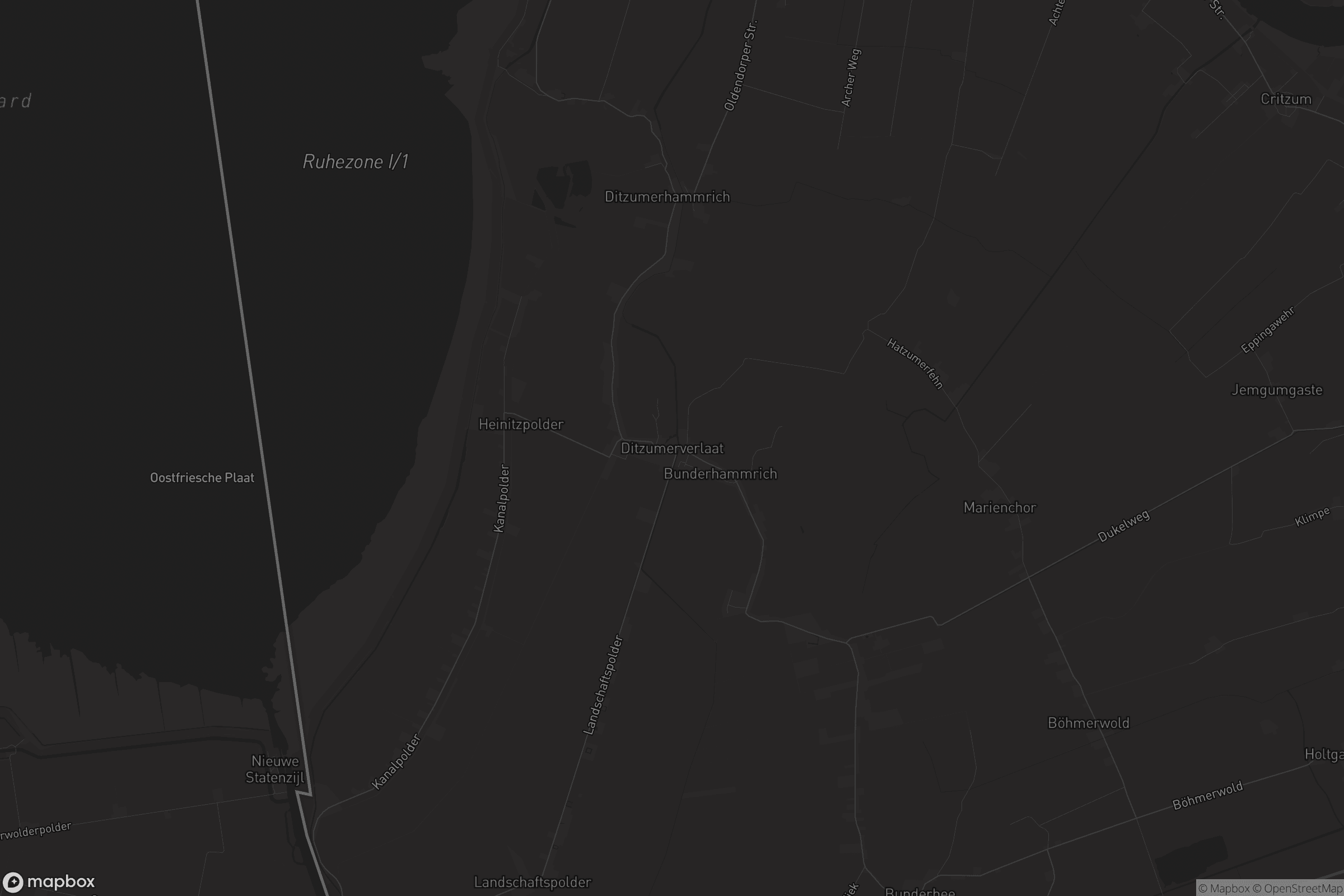 Karte von Ditzumerverlaat