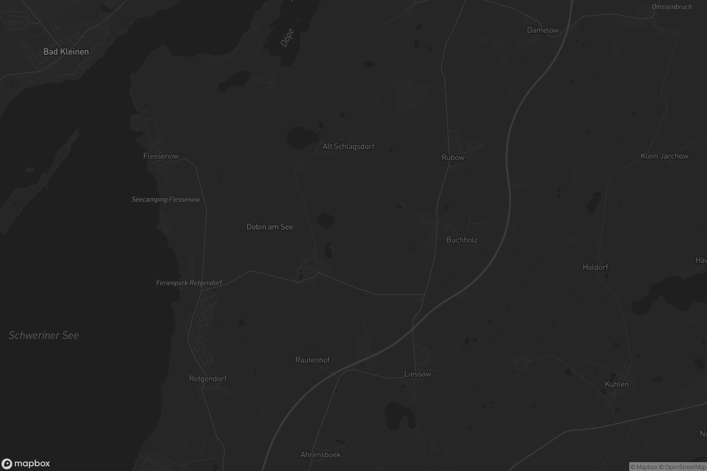 Karte von Dobin am See