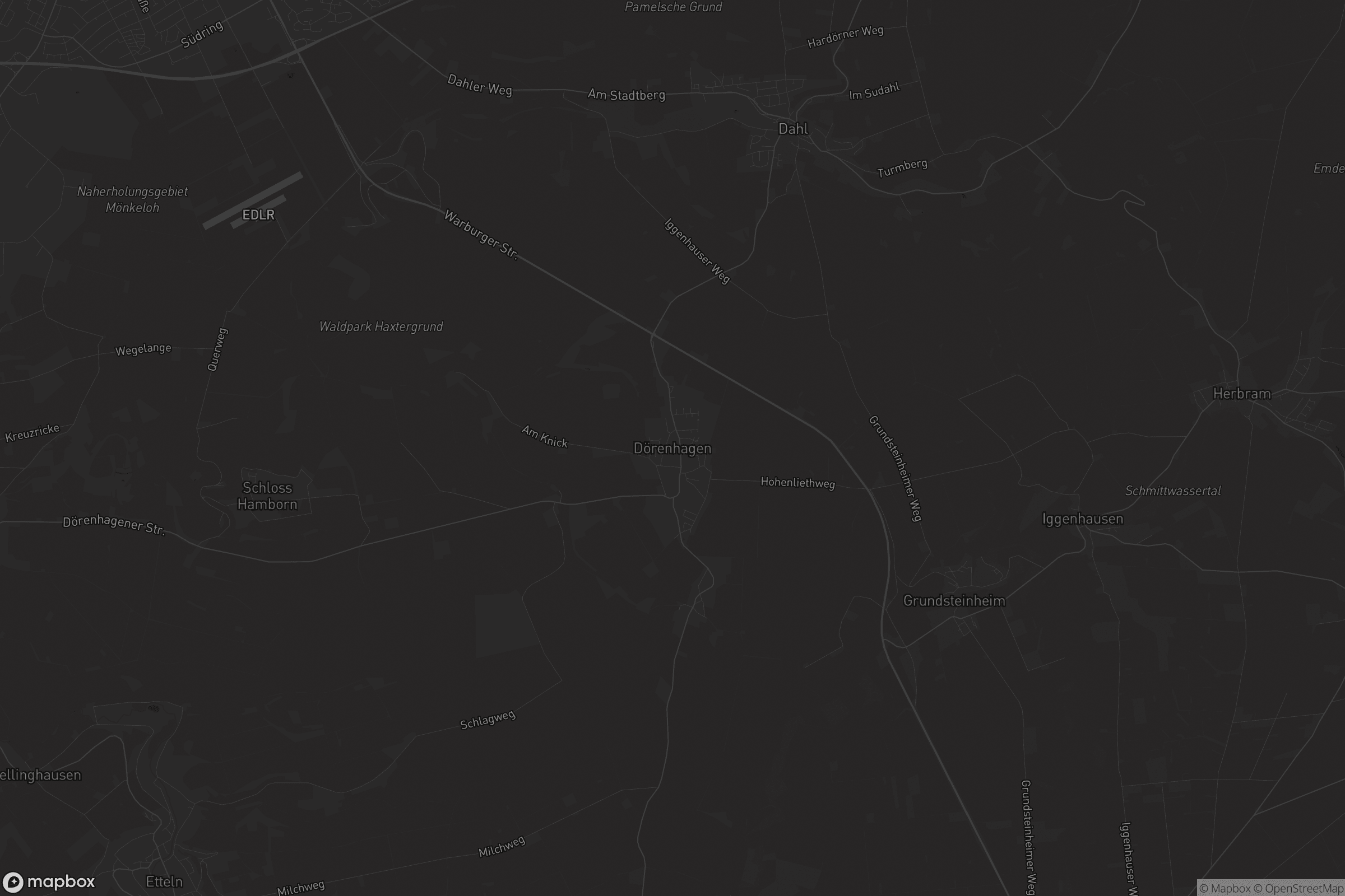 Karte von Dörenhagen