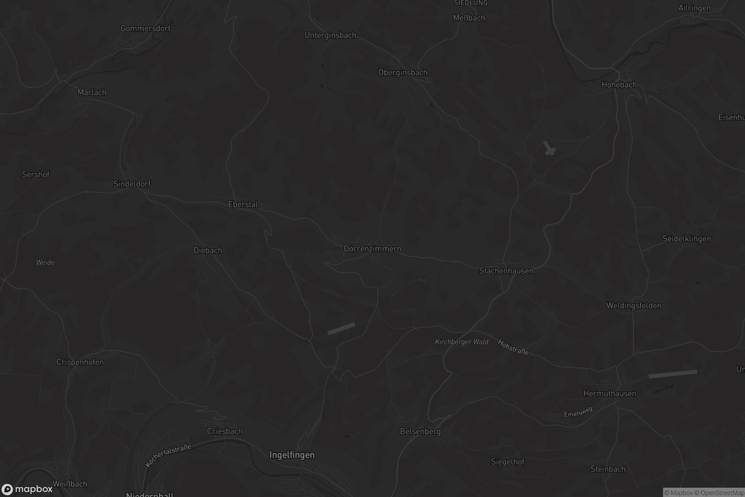 Karte von Dörrenzimmern