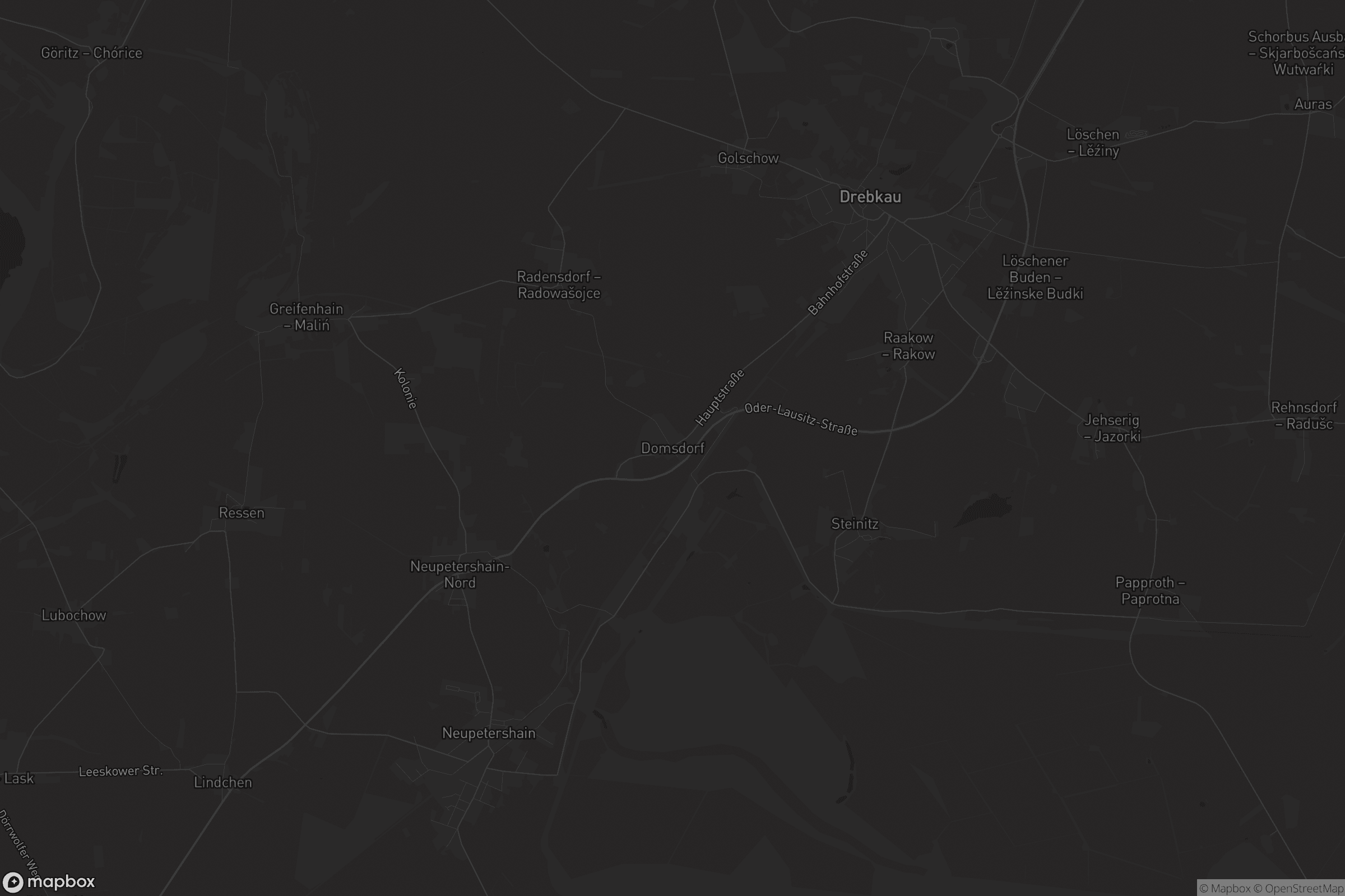 Karte von Domsdorf - Domašojce