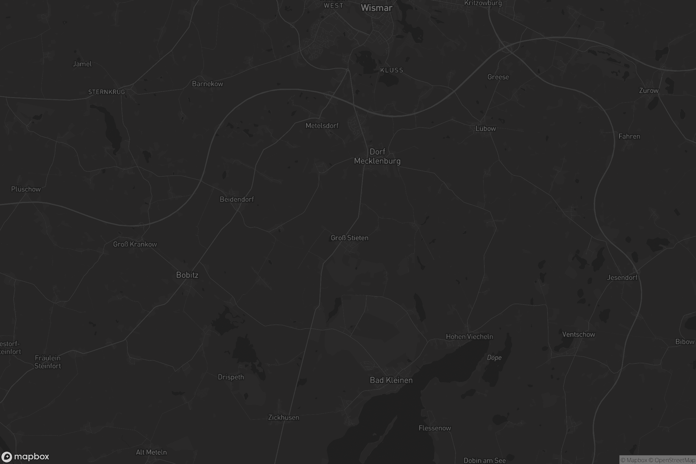 Karte von Dorf Mecklenburg-Bad Kleinen