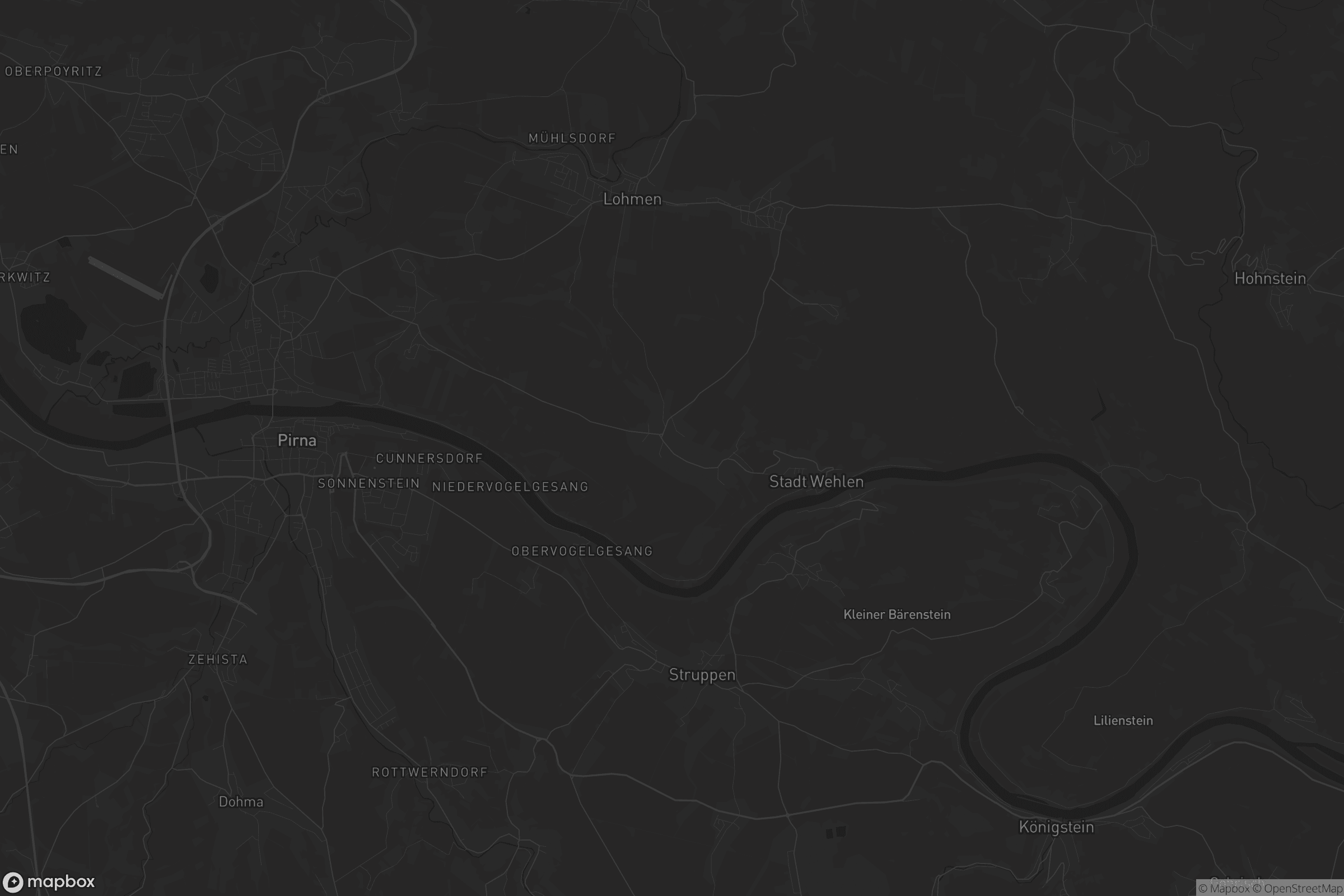 Karte von Dorf Wehlen