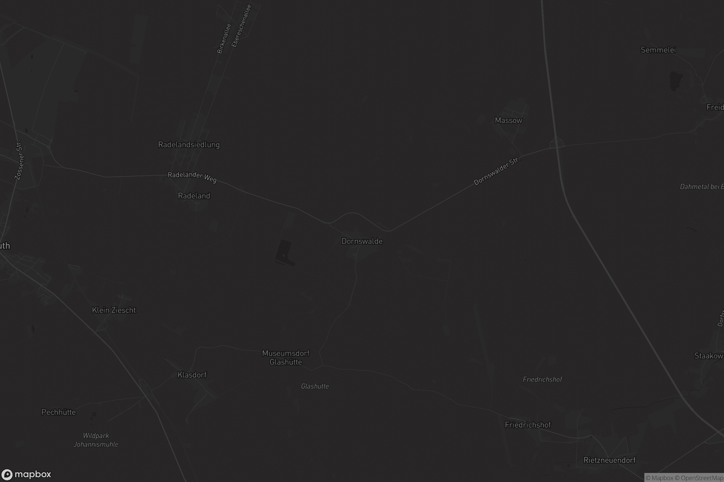 Karte von Dornswalde
