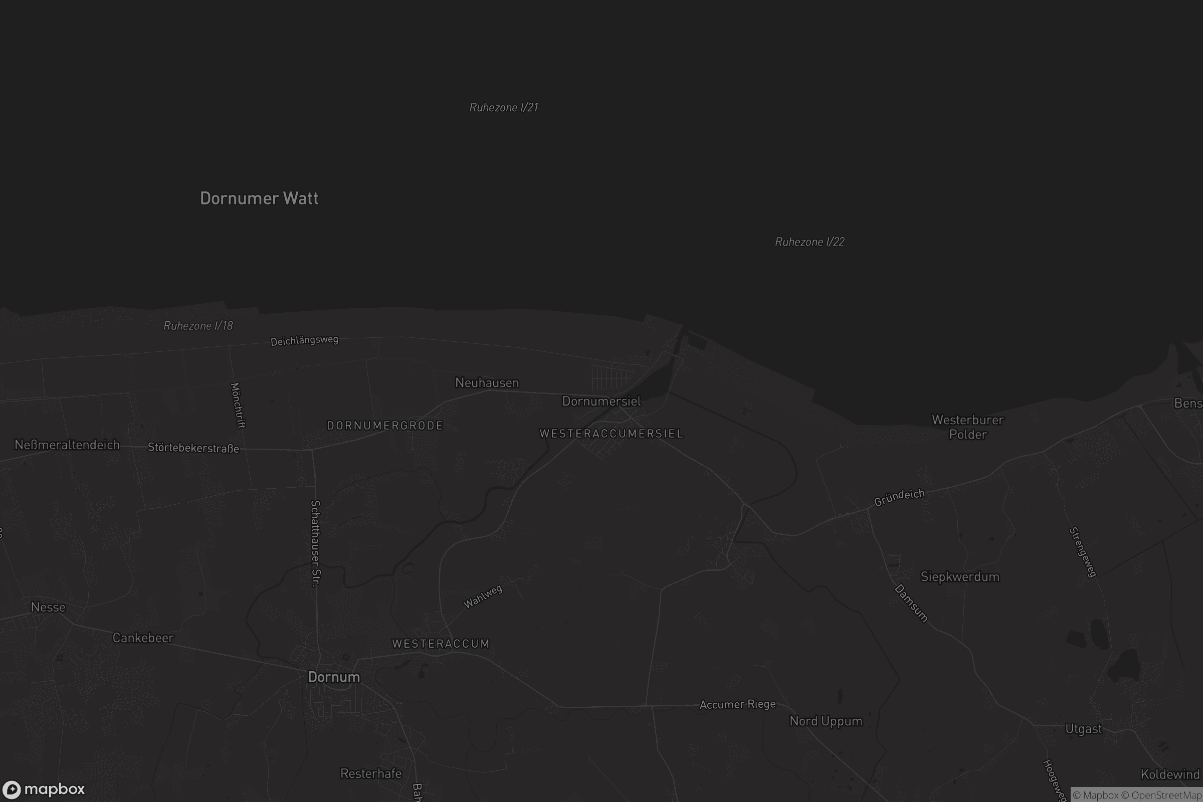 Karte von Dornumersiel