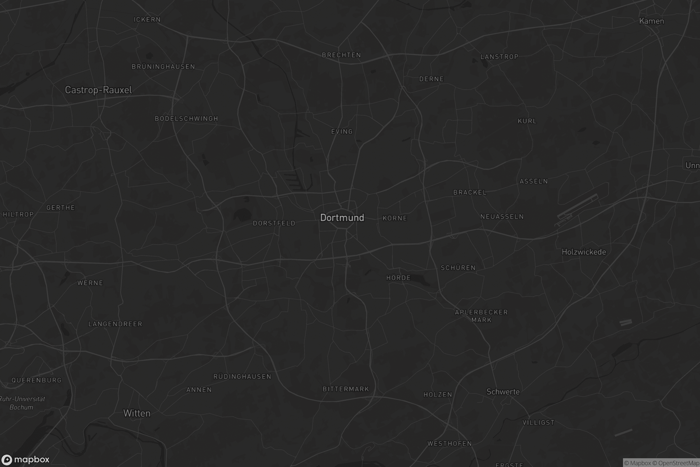 Karte von Dortmund