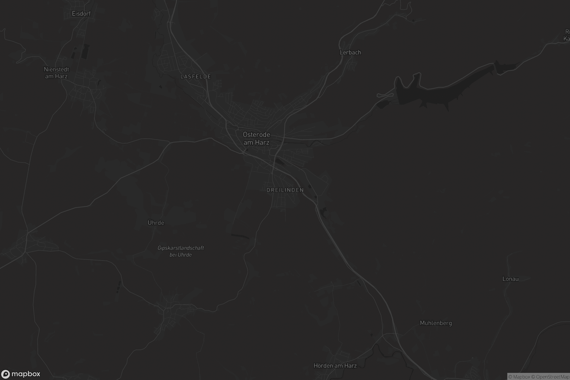 Karte von Dreilinden