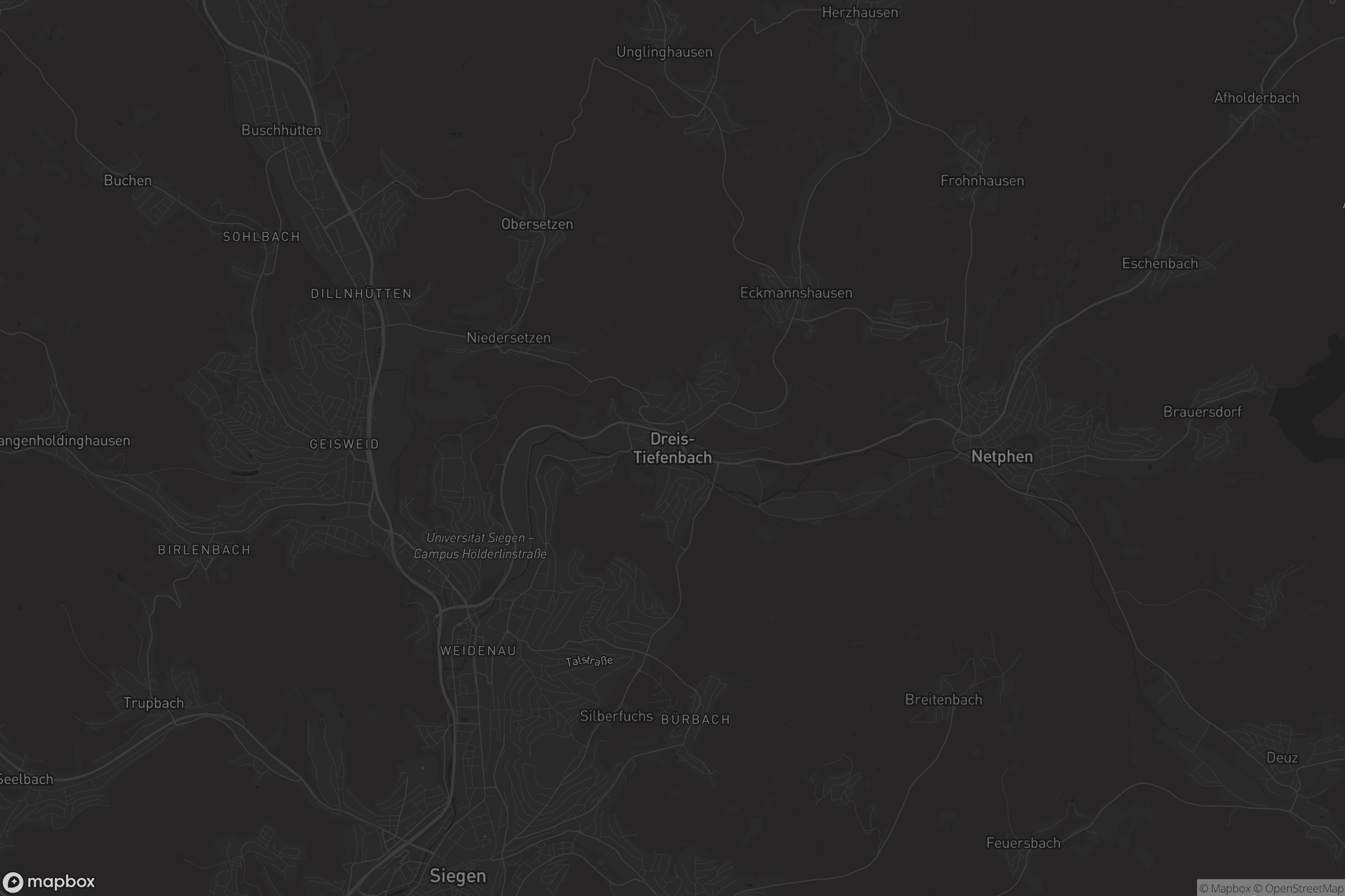 Karte von Dreis-Tiefenbach