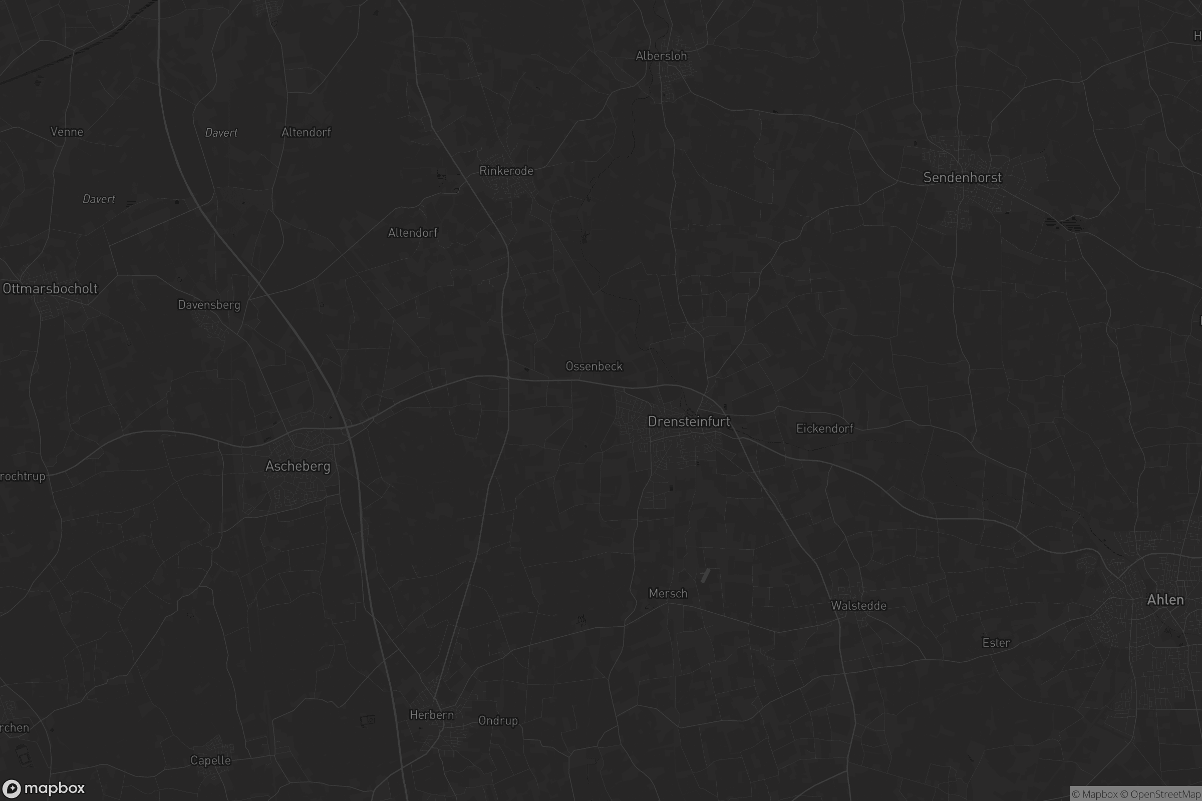 Karte von Drensteinfurt