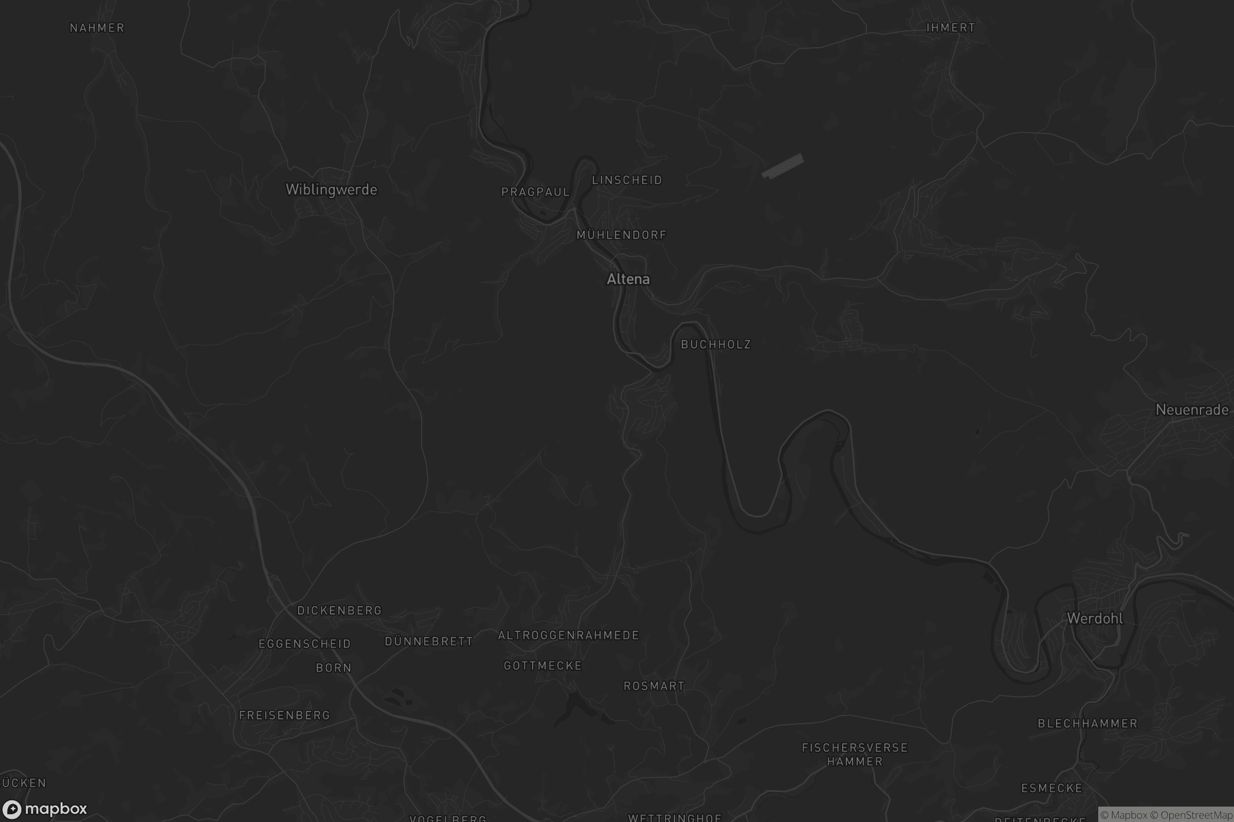 Karte von Drescheider Berg