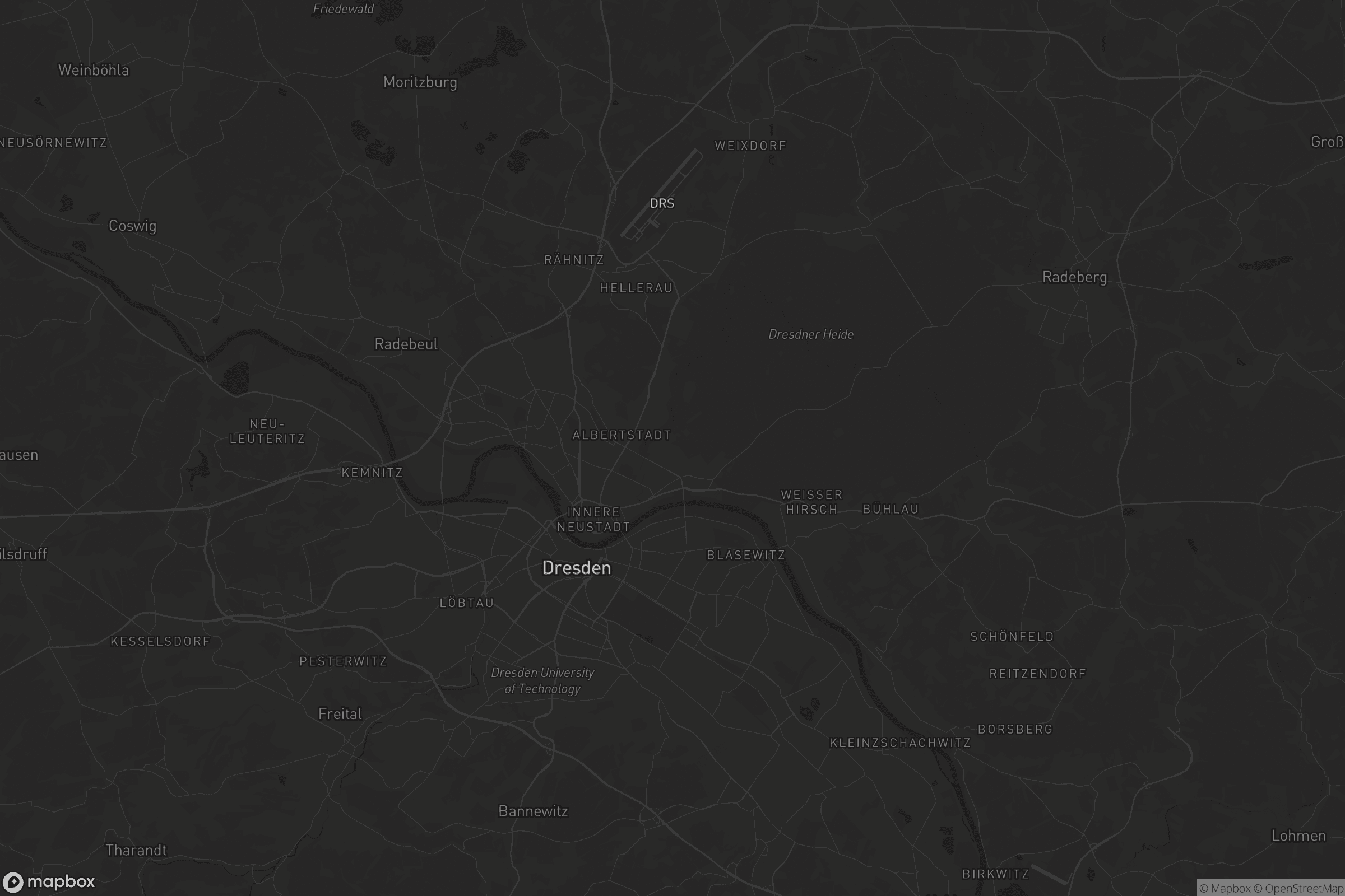 Karte von Dresden