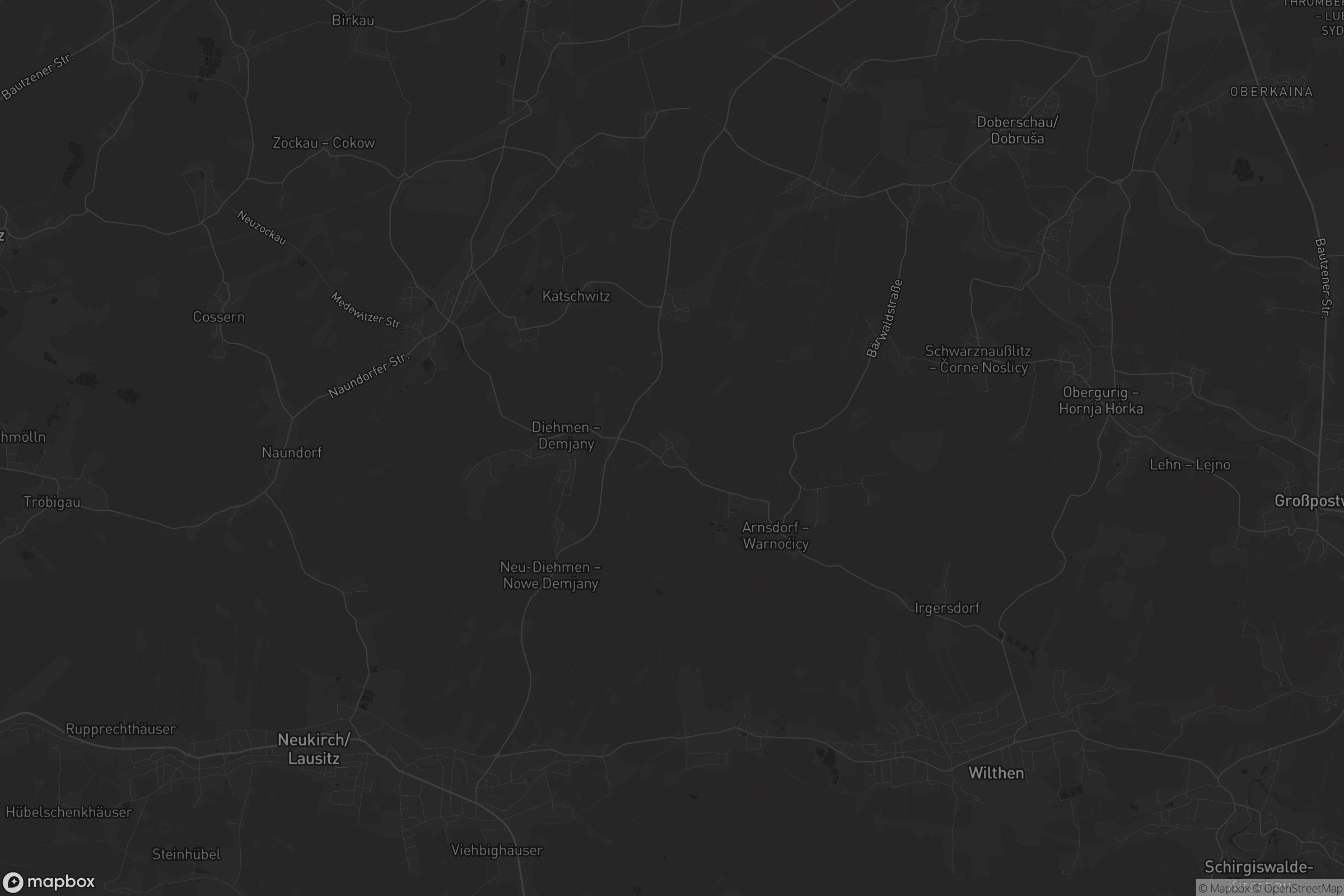 Karte von Dretschen - Drječin