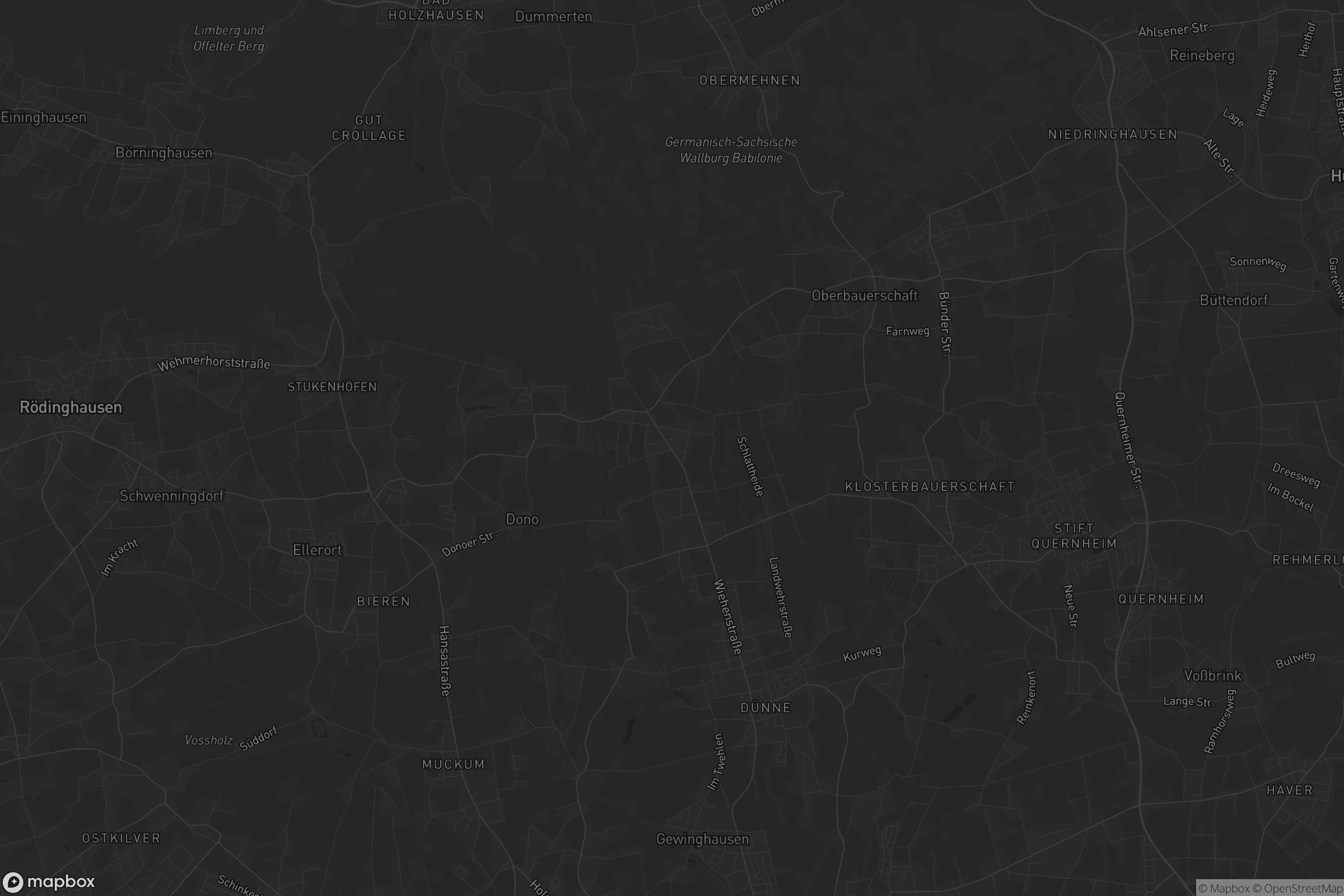 Karte von Dünnerholz