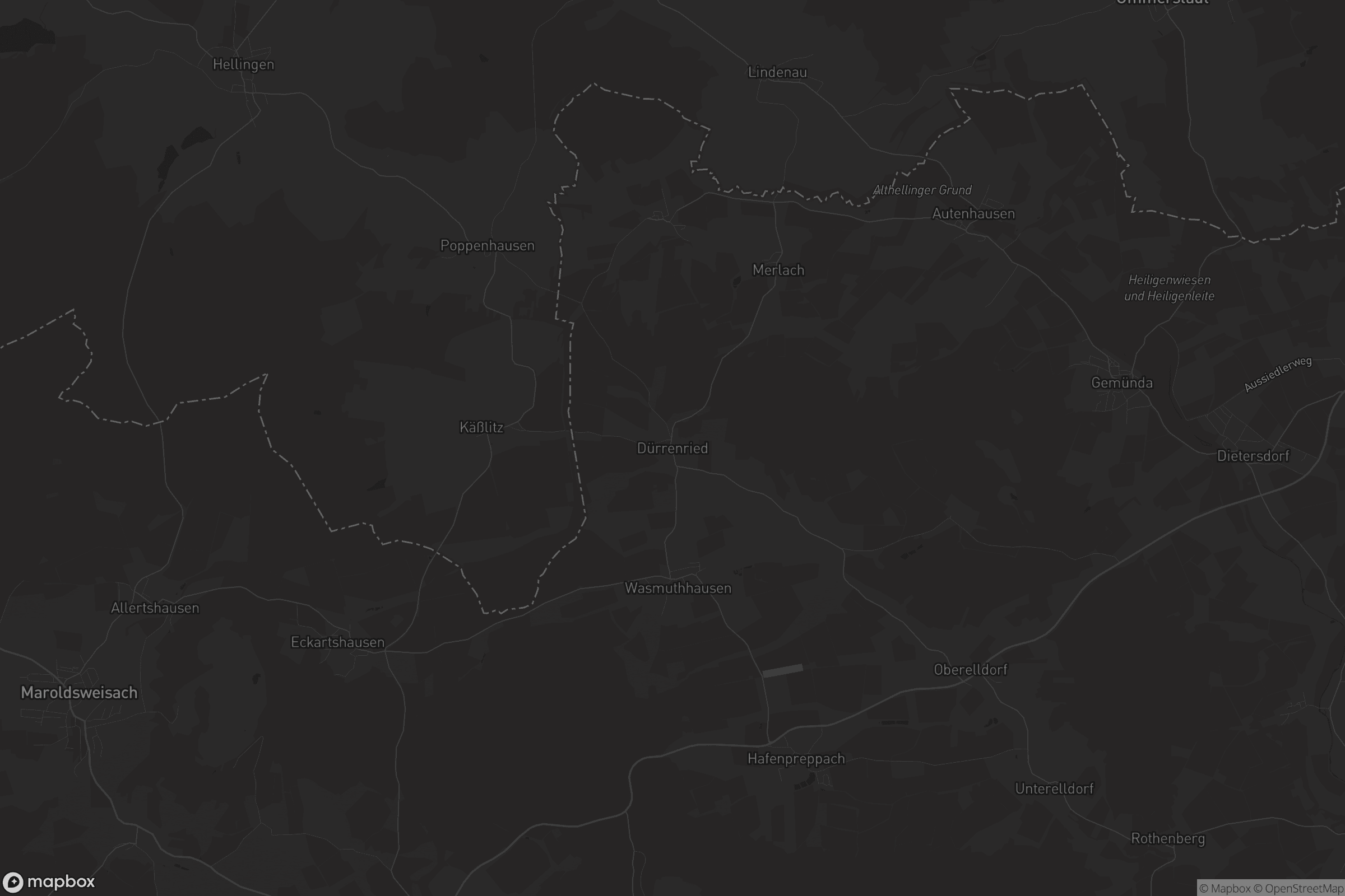 Karte von Dürrenried