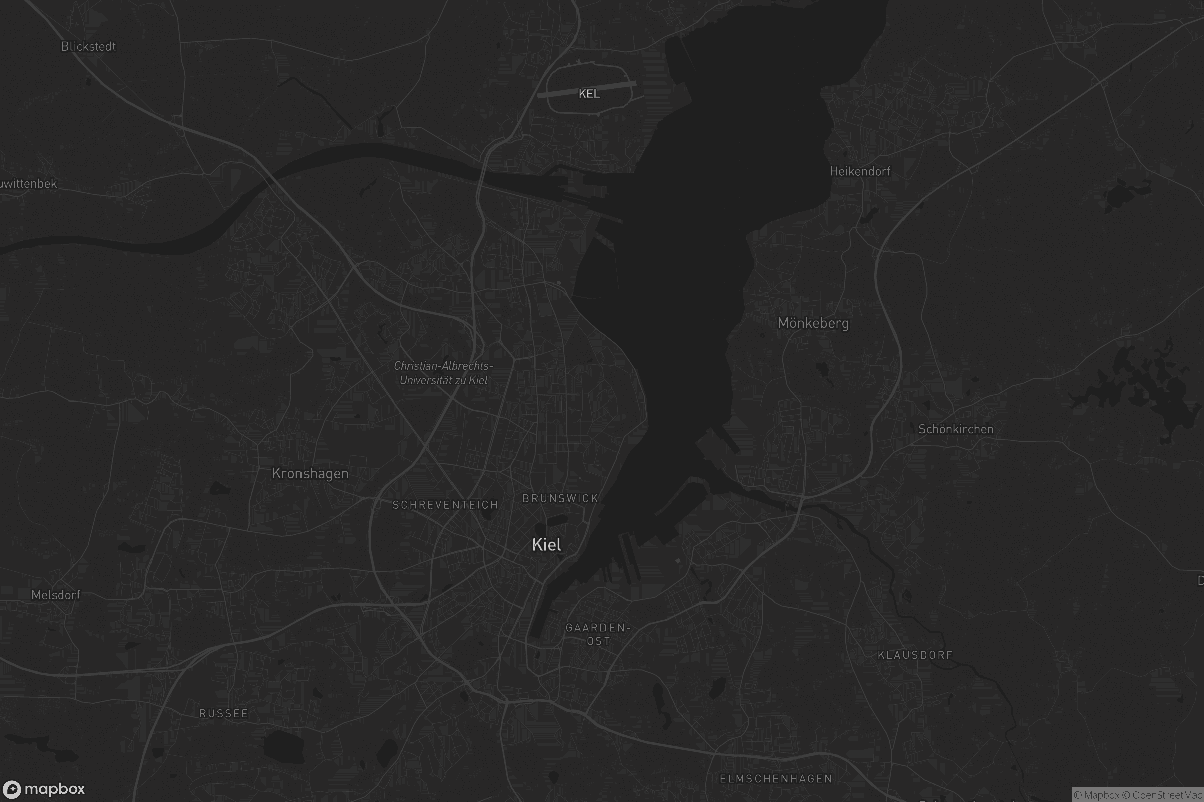 Karte von Düsternbrook