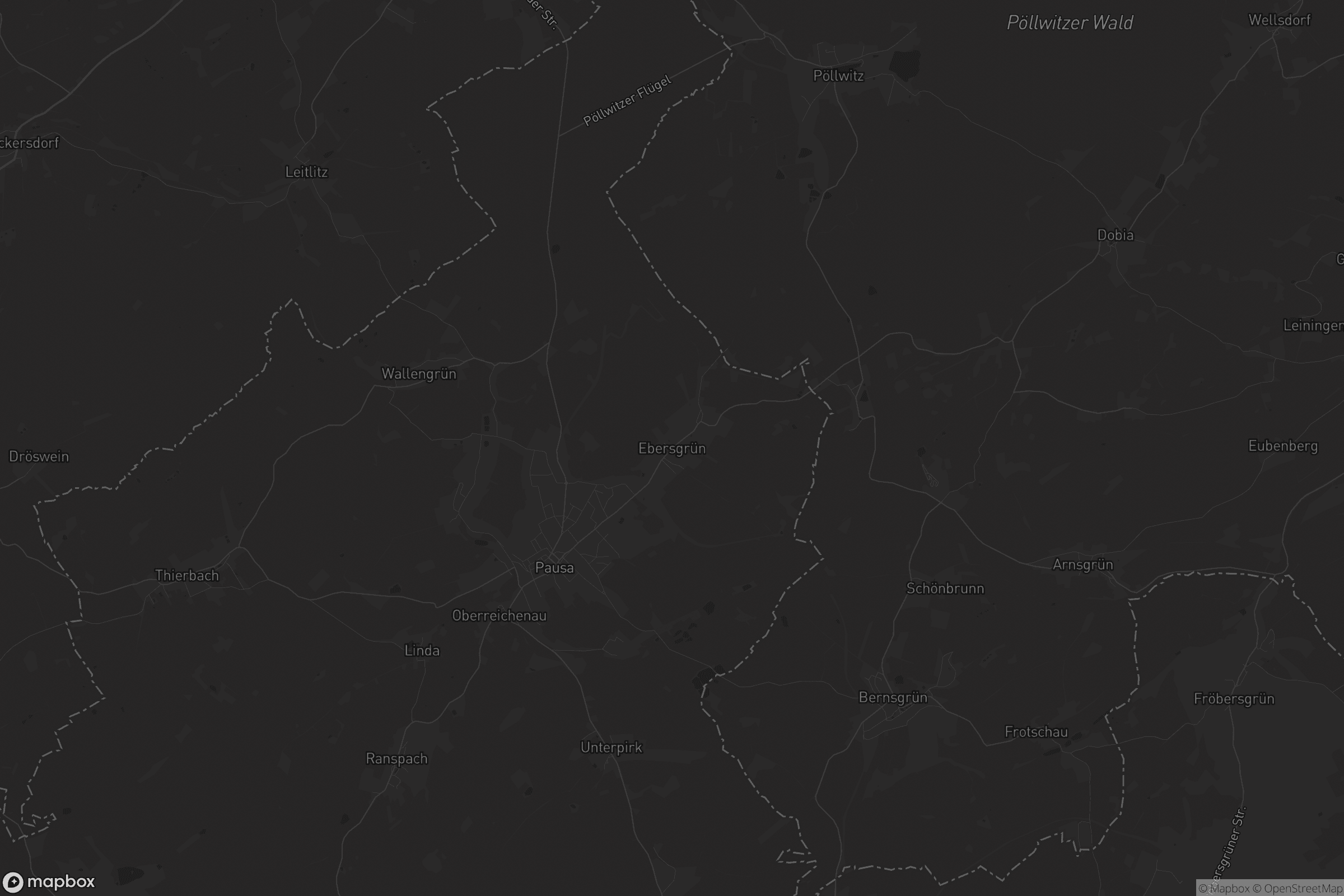 Karte von Ebersgrün