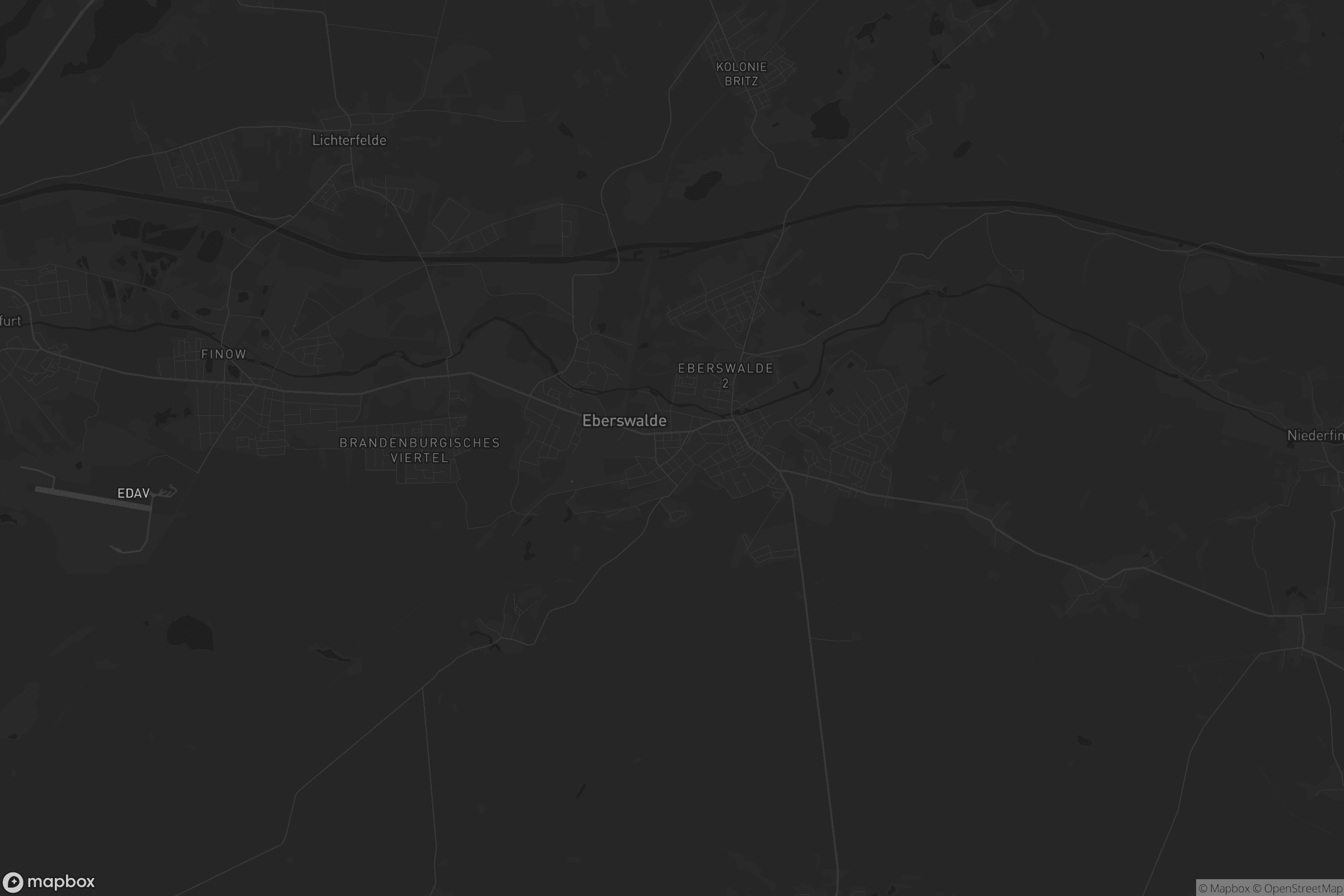 Karte von Eberswalde 1